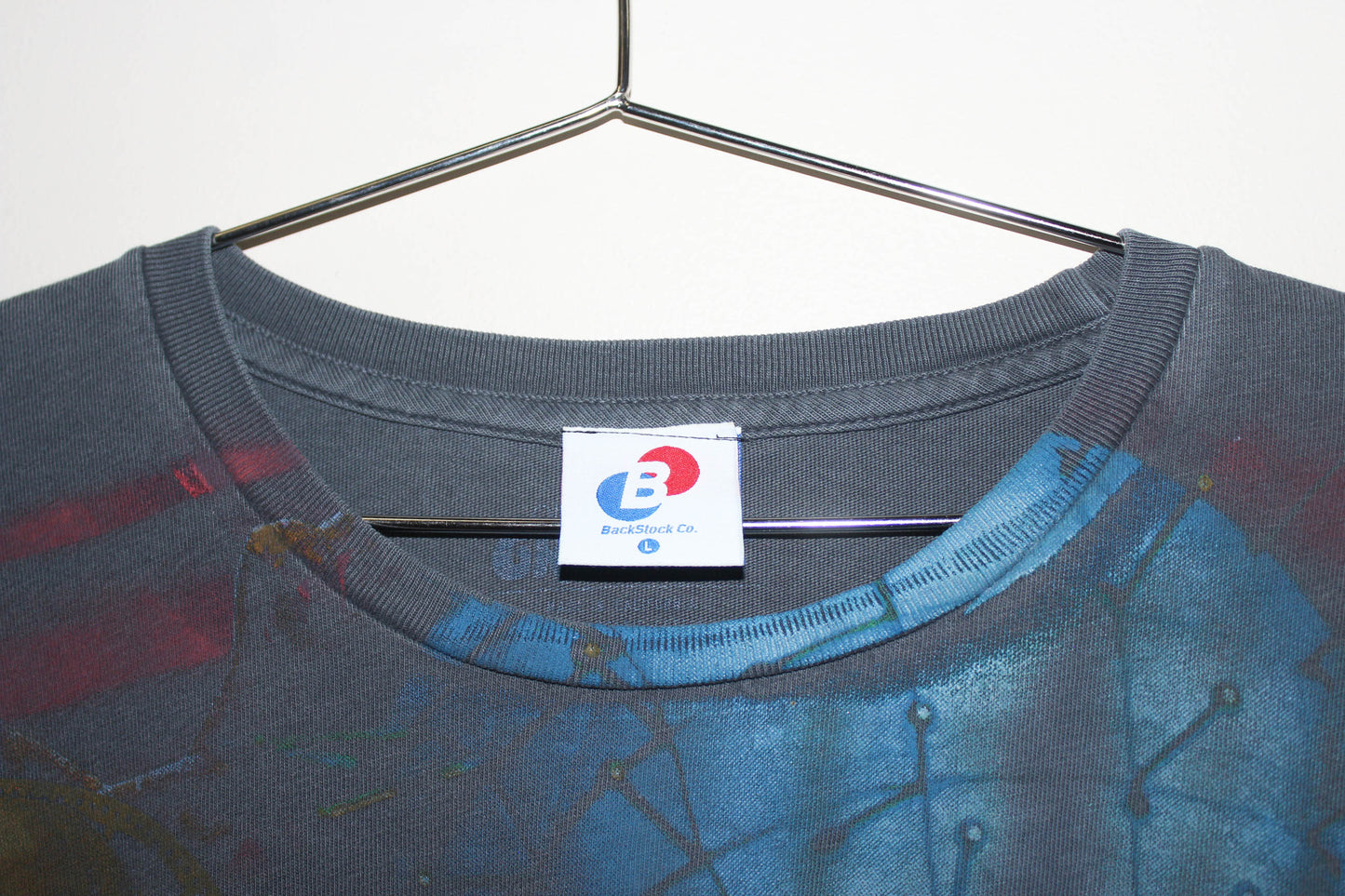 Faded Hellraiser on modern single stitch pocket tee(LG)