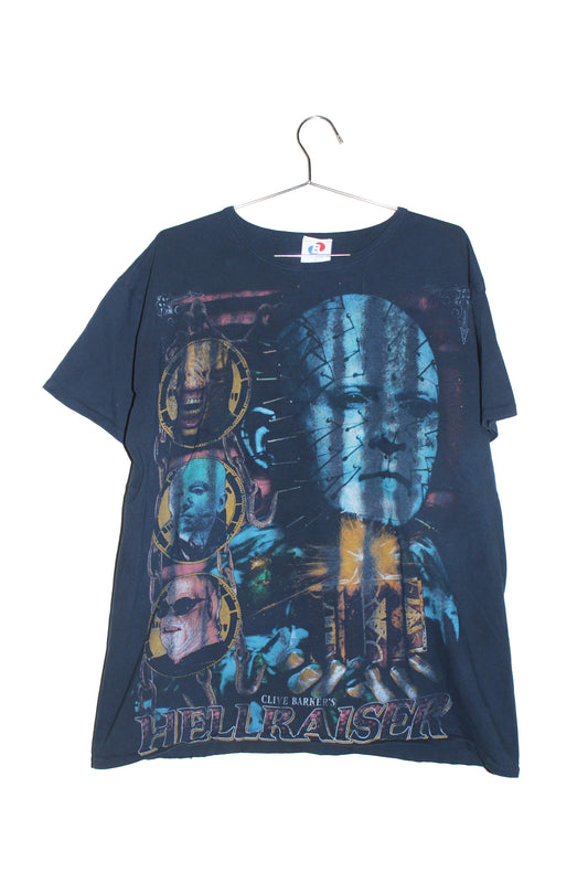 Distressed Hellraiser on modern single stitch (XL)