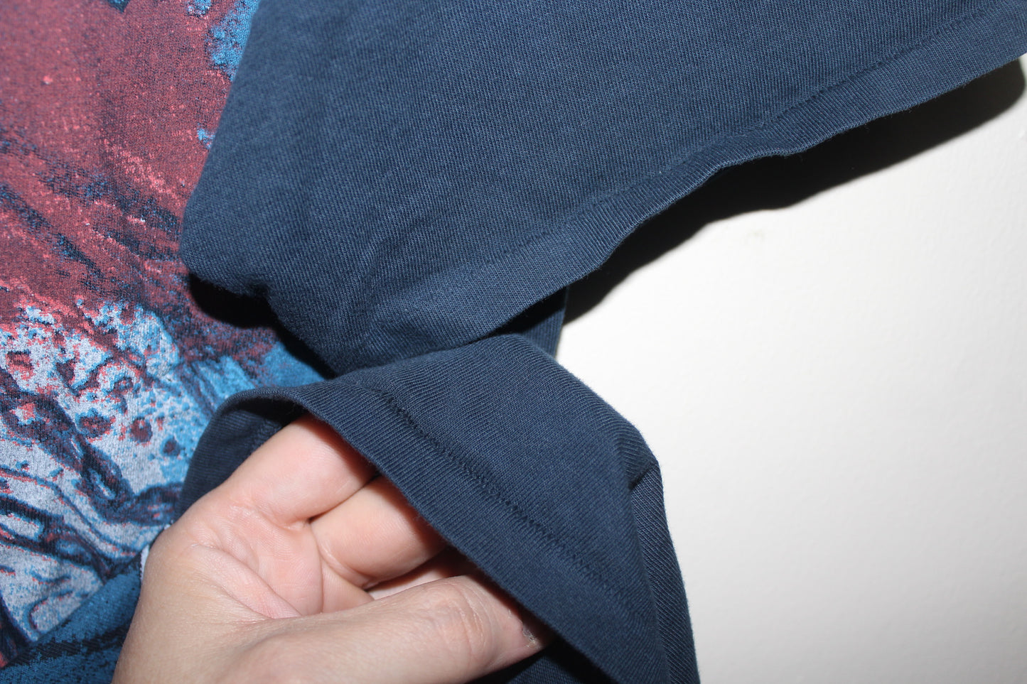 Distressed Hellraiser on modern single stitch (XL)