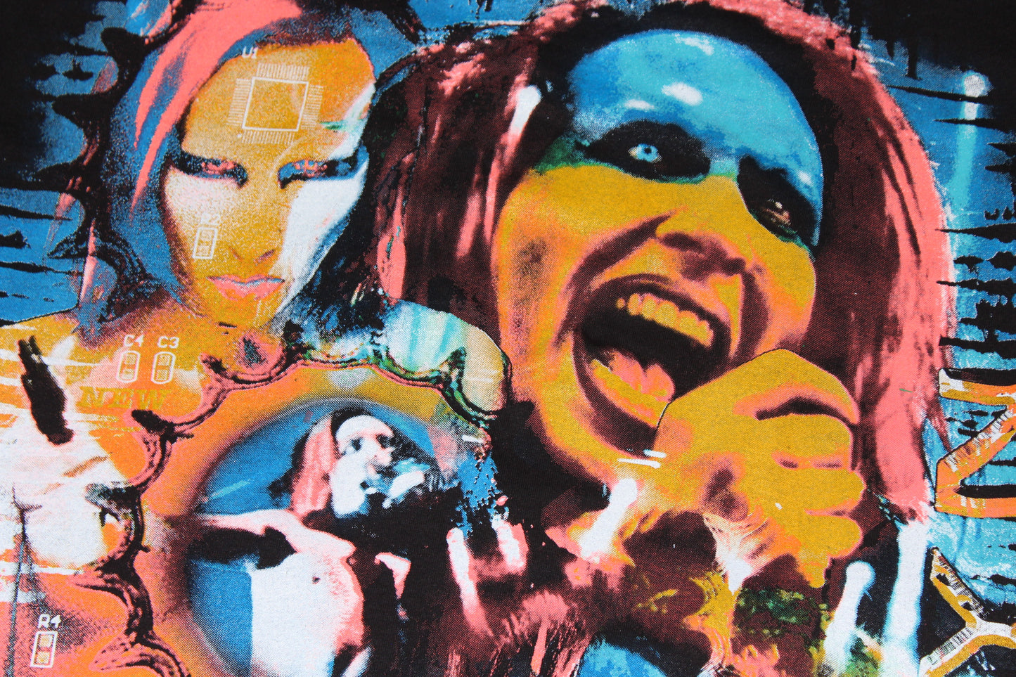 Man5on Mechanical Animals (98' Era) orig. fan art long sleeve tee