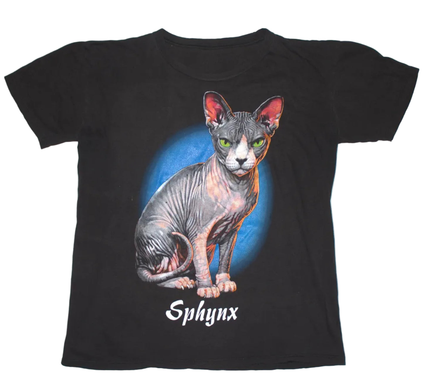 Sphynx Cat Tee on vintage Tee (M)