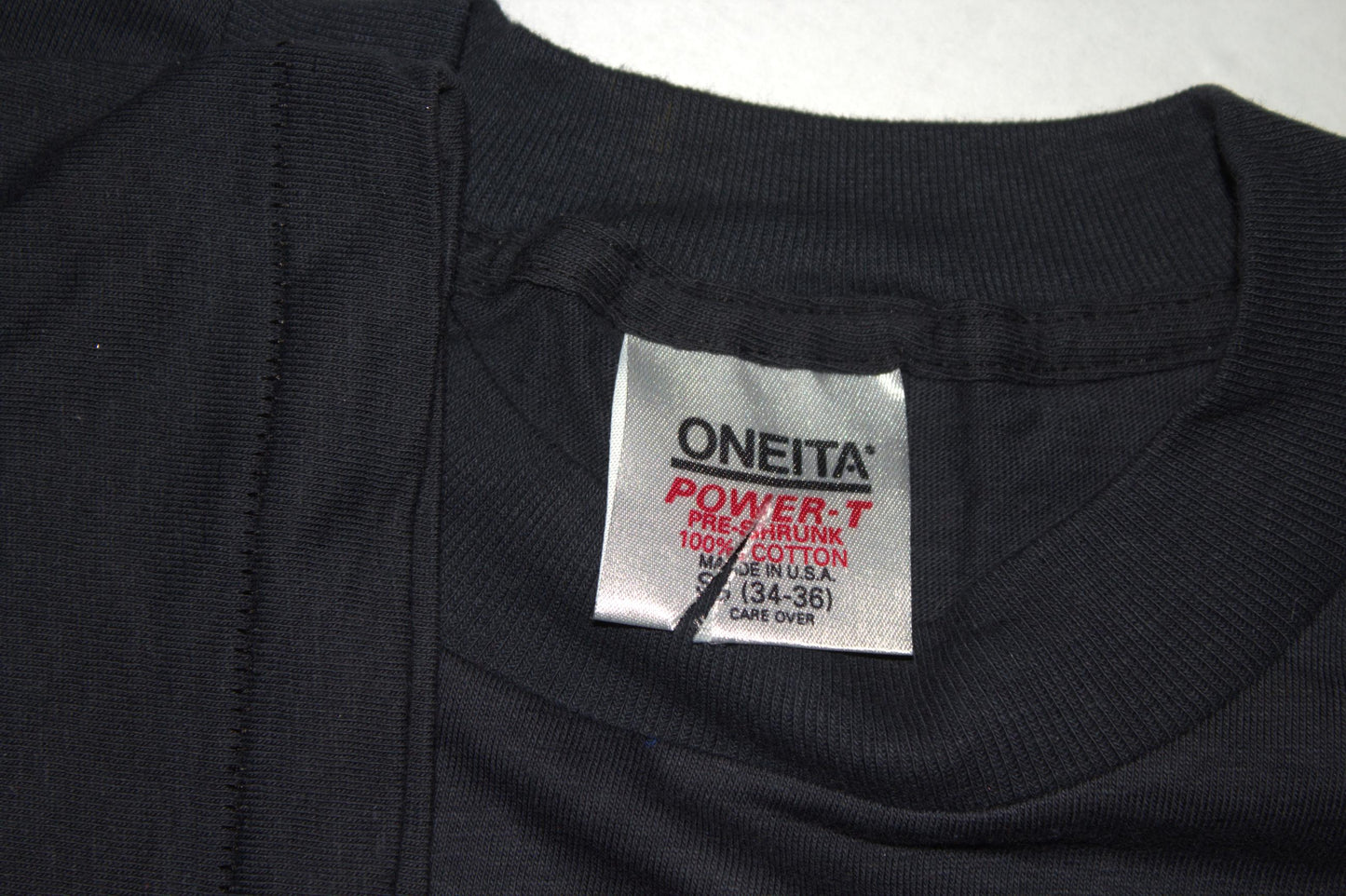 Sphynx Cat Tee on vintage Oneita black t-shirt (S)