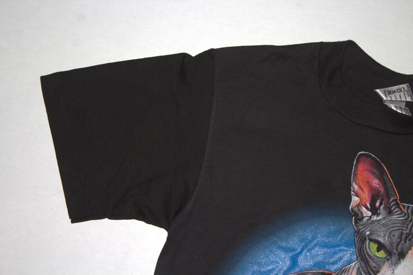 Sphynx Cat Tee on Onieta 50/50 single stitch shirt (S)