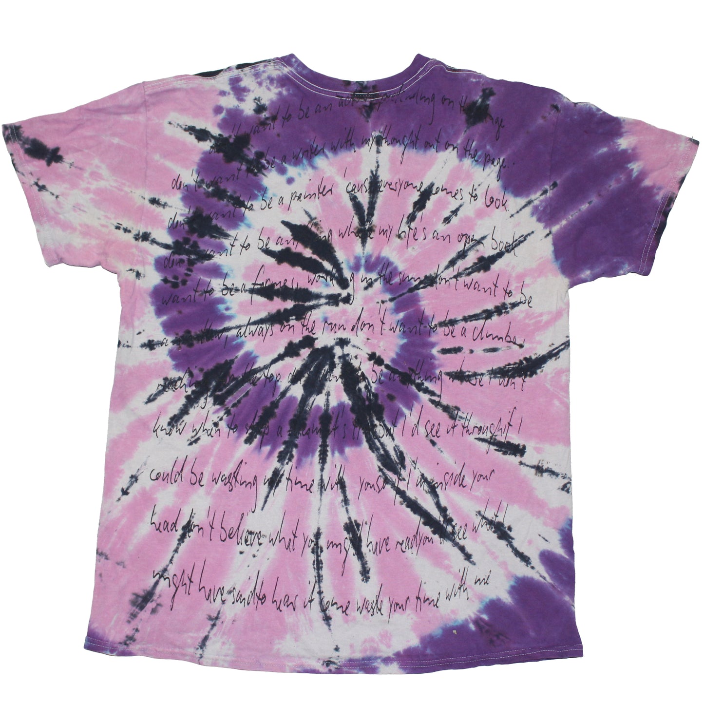 BSC PHISH Mashup print on vintage tie dye t-shirt (L)