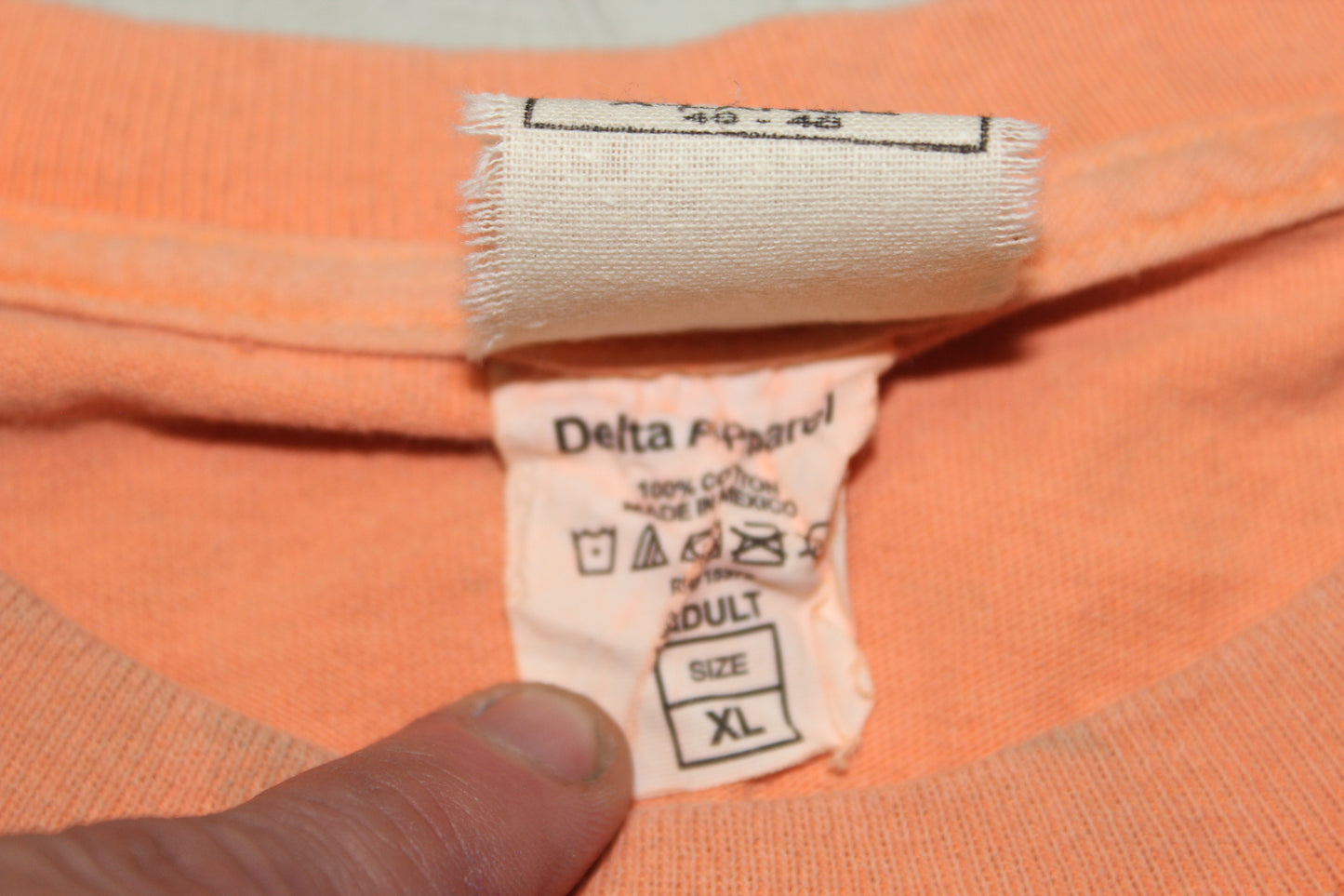 BSC PHISH Mashup print on vintage Delta Orange Cream t-shirt (XL)