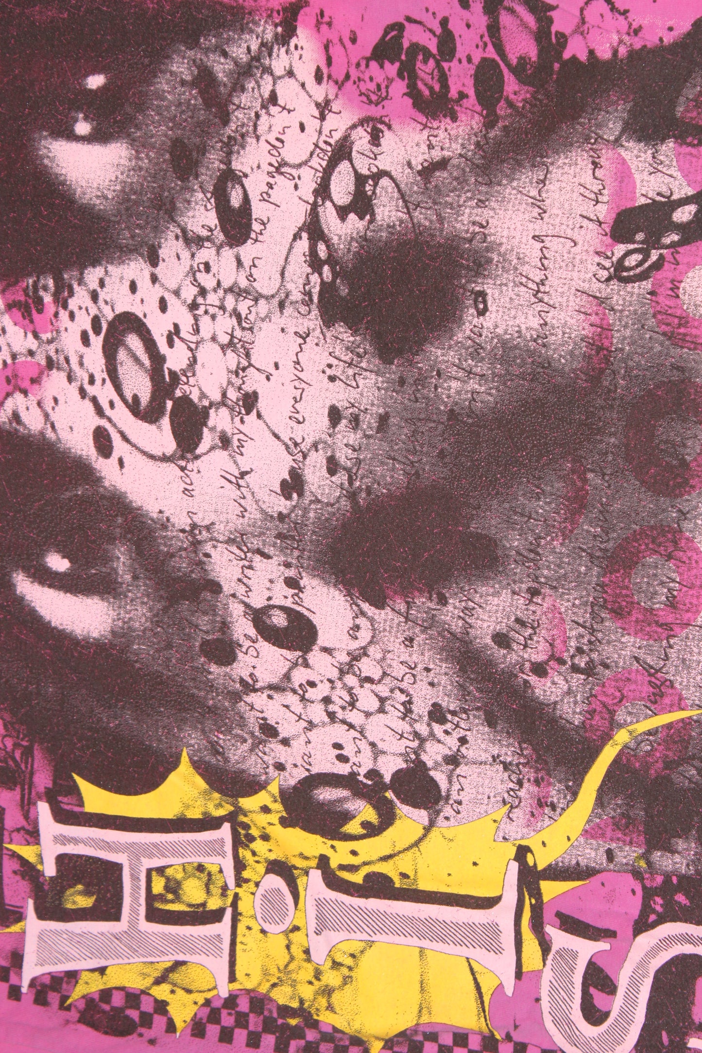 BSC PHISH Mashup print on vintage Pink  t-shirt (XL)