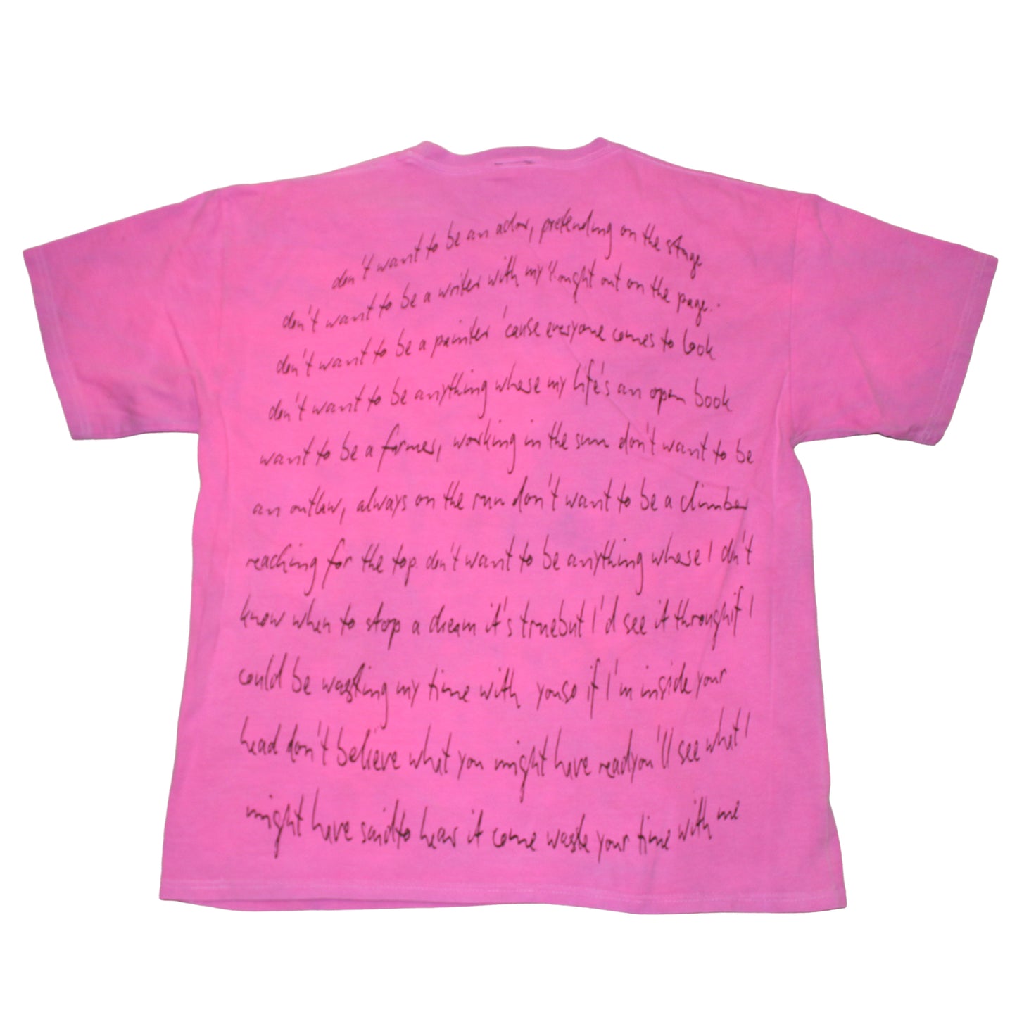 BSC PHISH Mashup print on vintage Pink  t-shirt (XL)