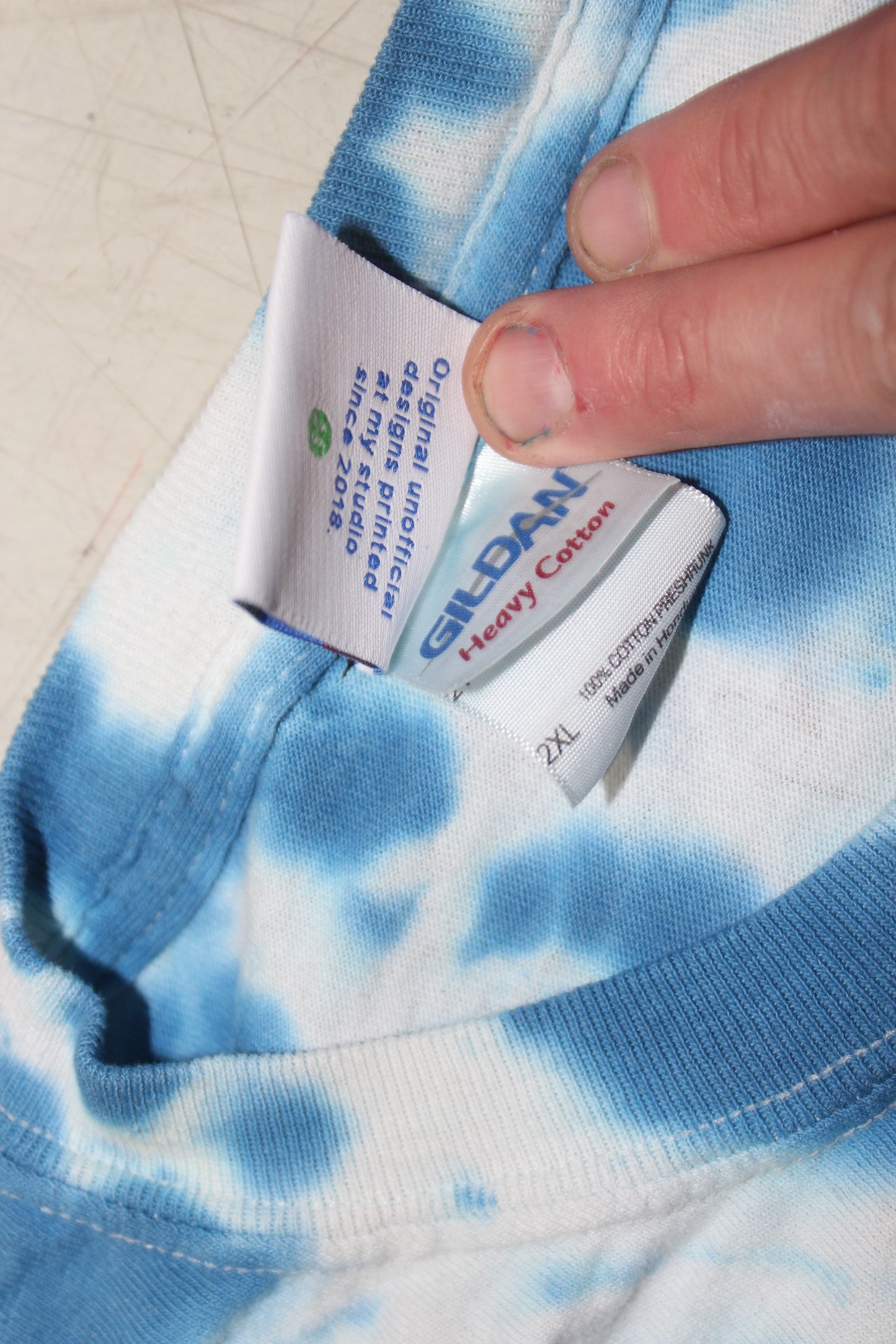 BSC PHISH Mashup print on vintage mid 00's tie dye long sleeve t-shirt (XXL)