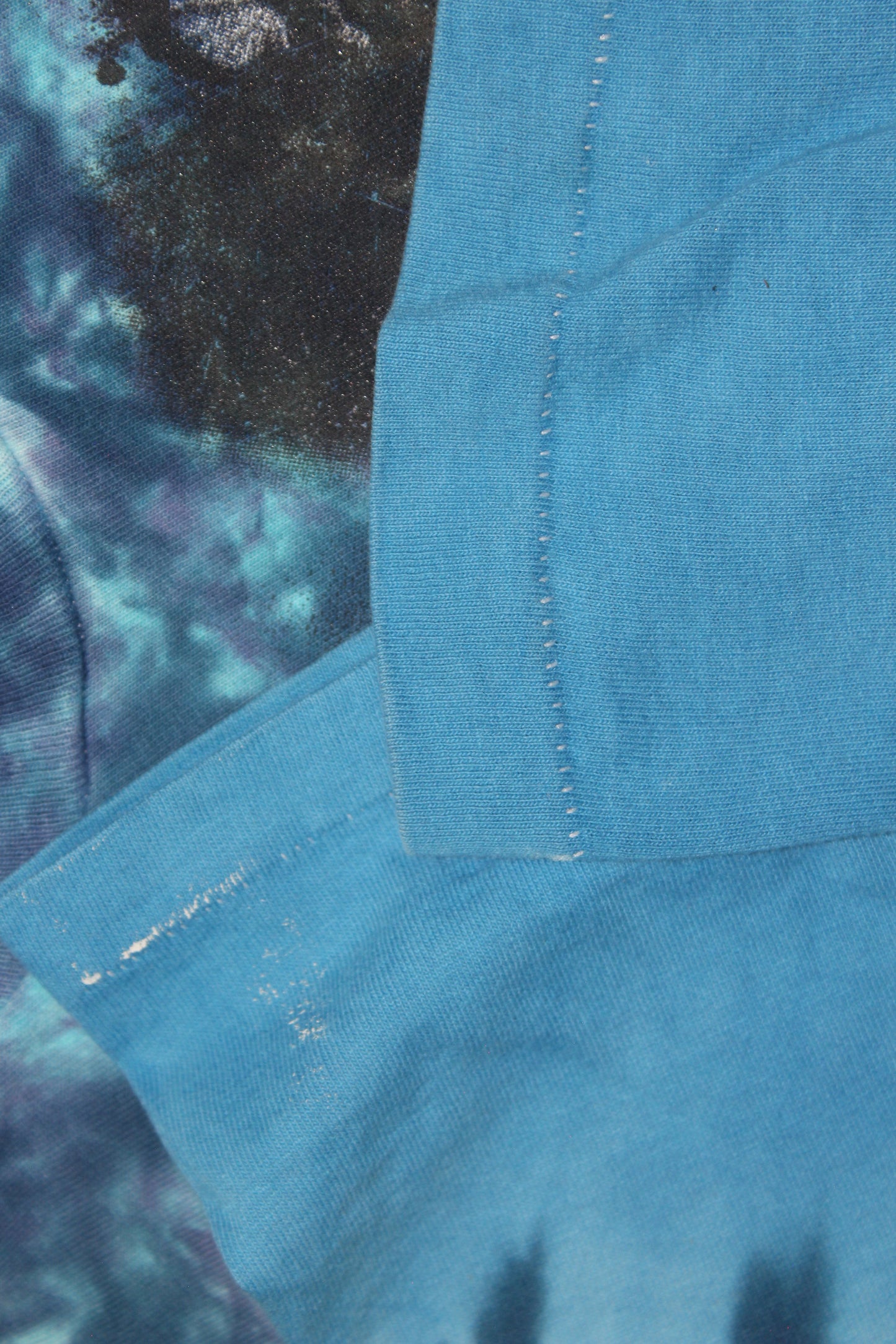 BSC PHISH Mashup print on vintage Liquid Blue SIngle Stitch tie dye t-shirt (L)