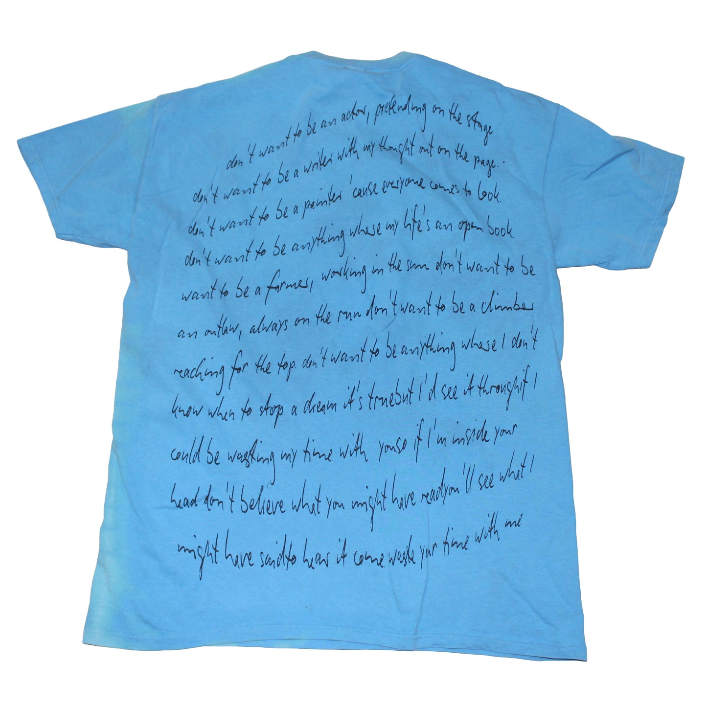 BSC PHISH Mashup print on vintage soft Delta teal blue t-shirt (XL)
