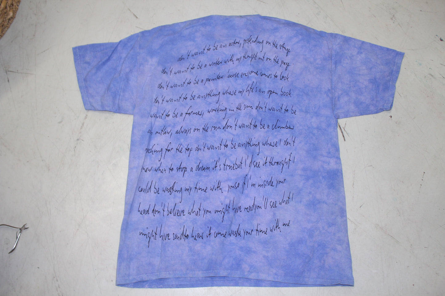 BSC PHISH Mashup print on vintage Mid 00's era  tie dye t-shirt (XXL)