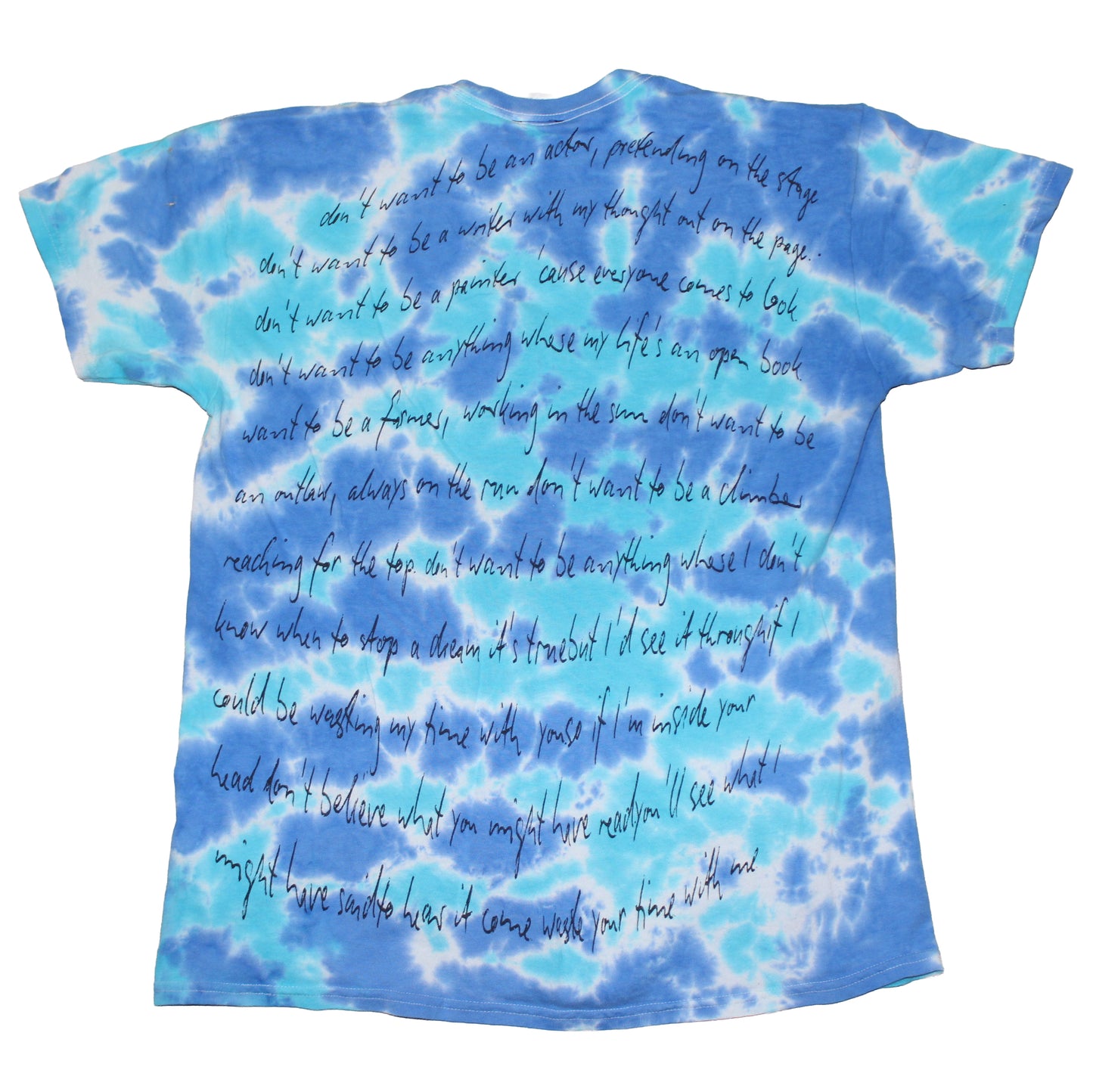 BSC PHISH Mashup print on vintage tie dye t-shirt (L)
