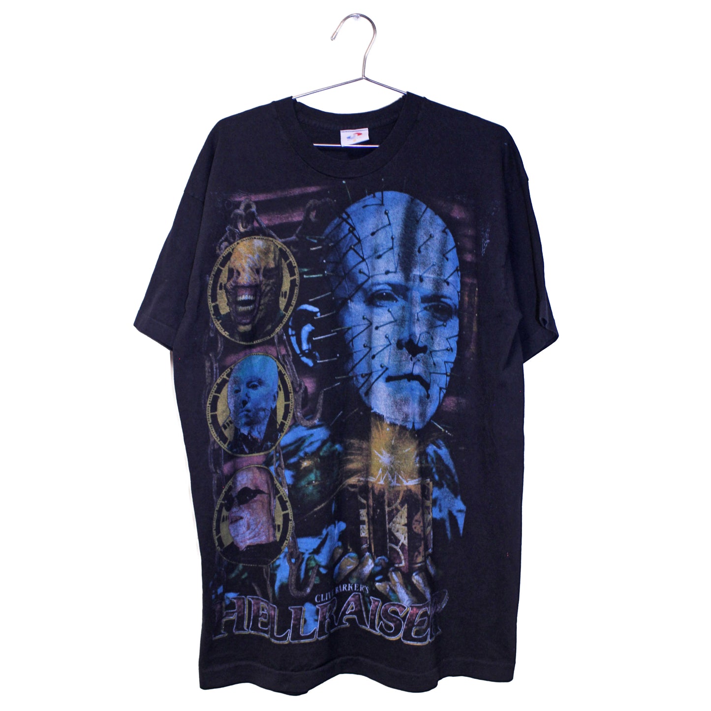 Hellraiser on FOTL single stitch blank distressed print BSC shirt (XL)