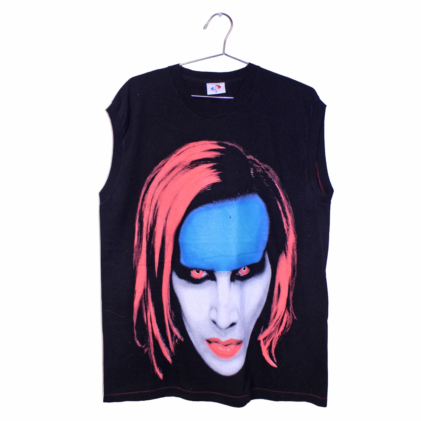 Man5on on muscle shirt contrast single stitch BSC shirt (L)