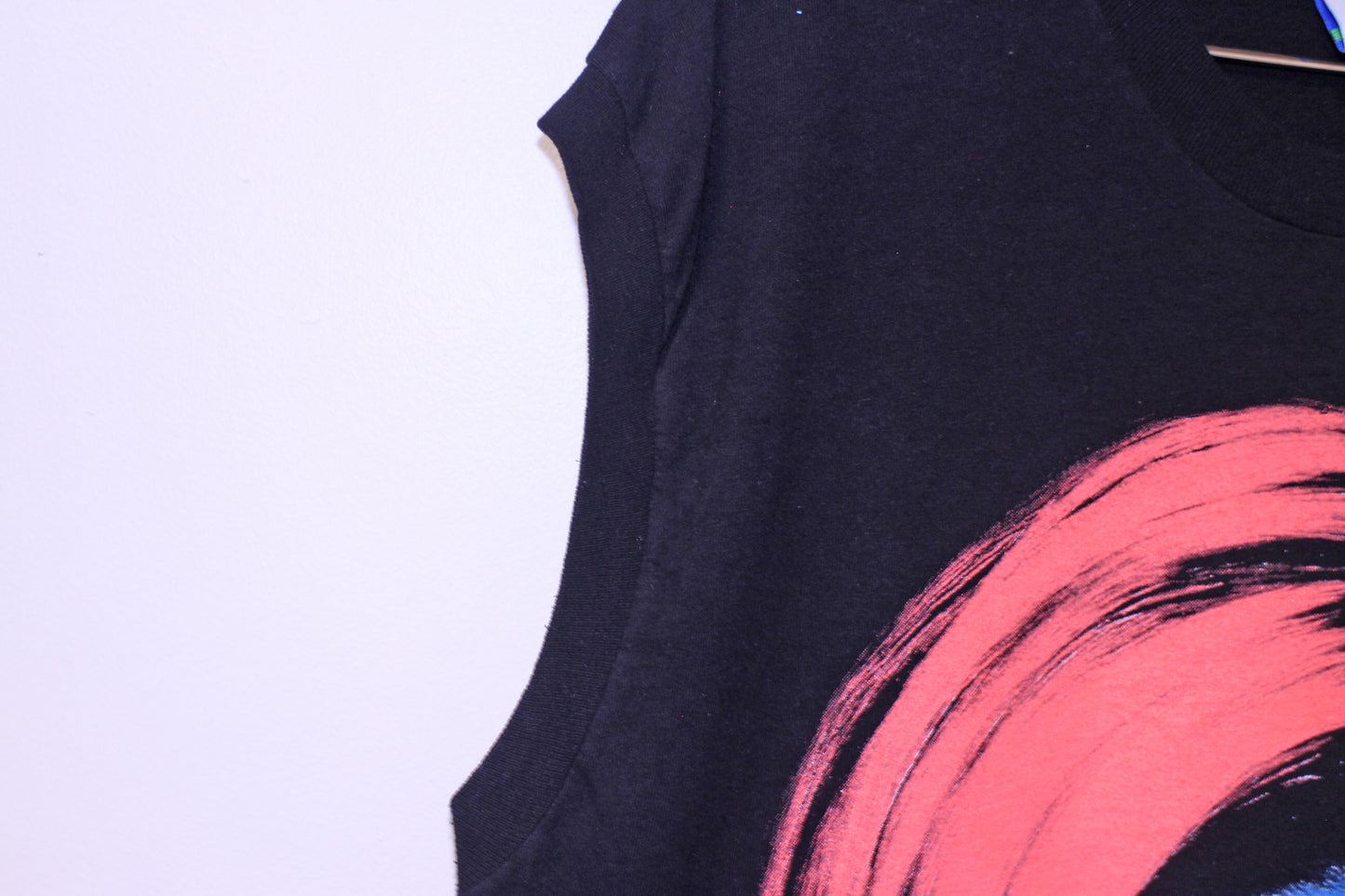 Man5on on muscle shirt contrast single stitch BSC shirt (L)