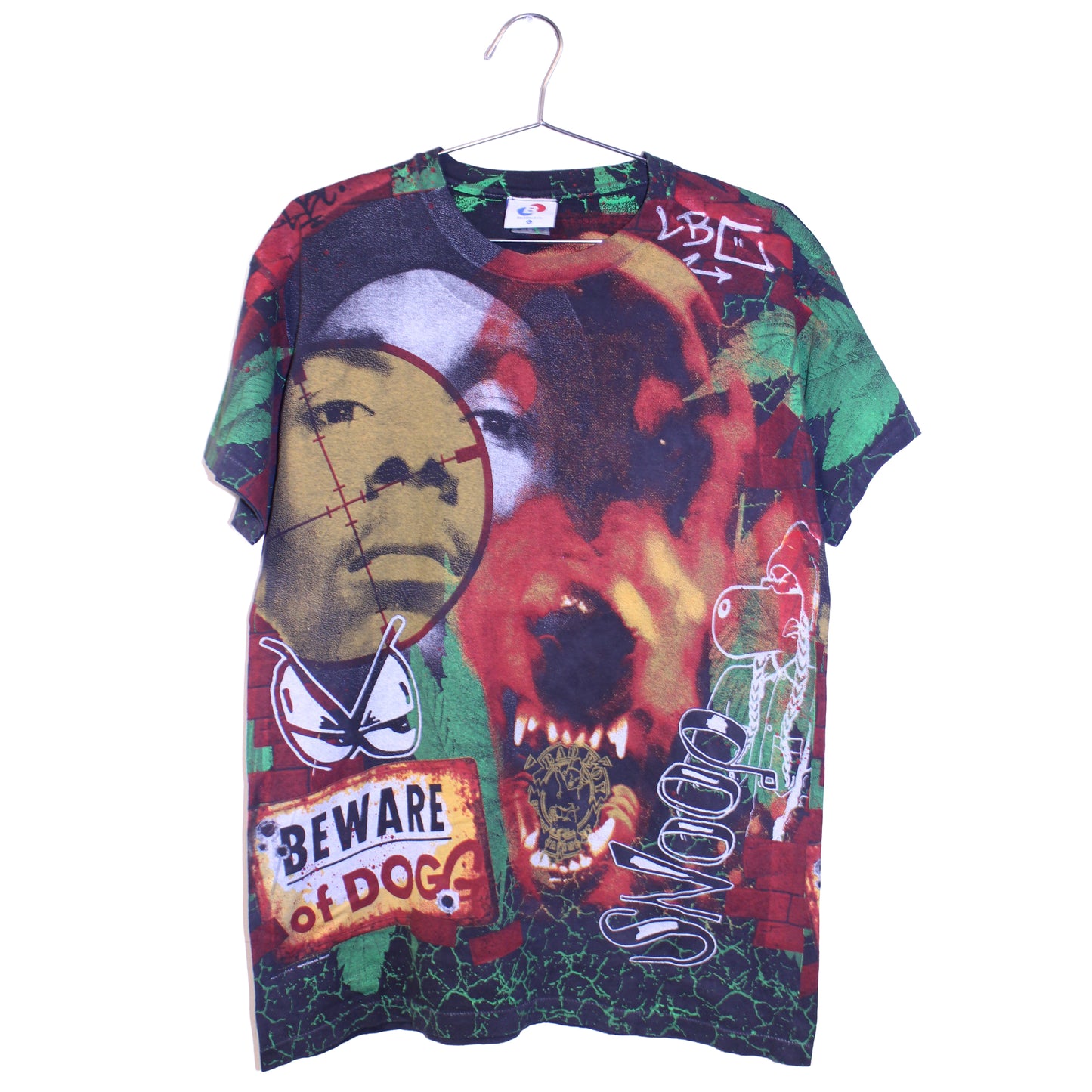 Snoop AOP on vintage single stitch HANES BSC shirt (L)