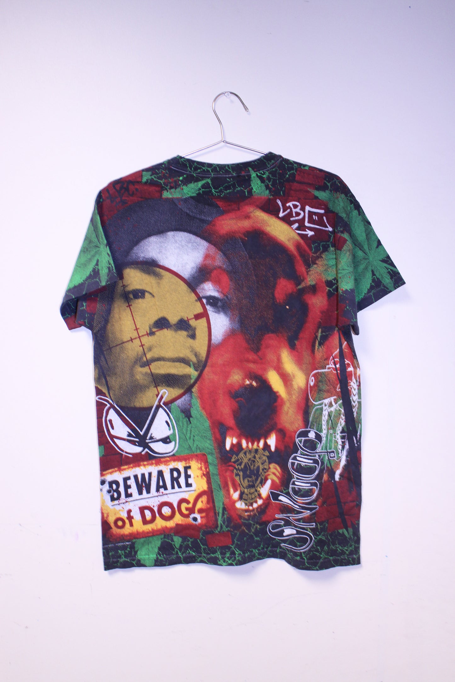 Snoop AOP on vintage single stitch HANES BSC shirt (L)