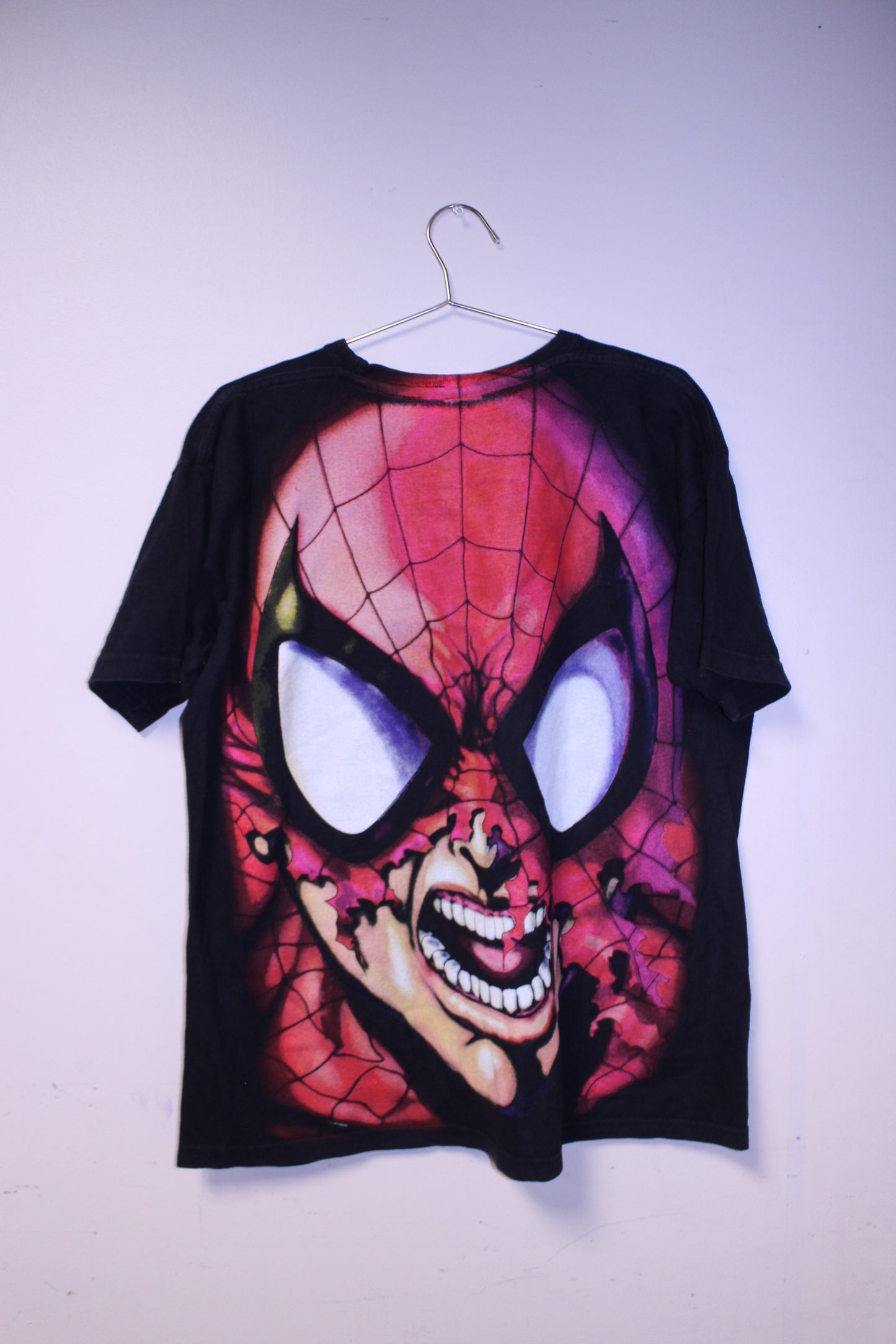 Hobgoblin/Spidey on 2nd hand soft gemrock BSC shirt (XL)