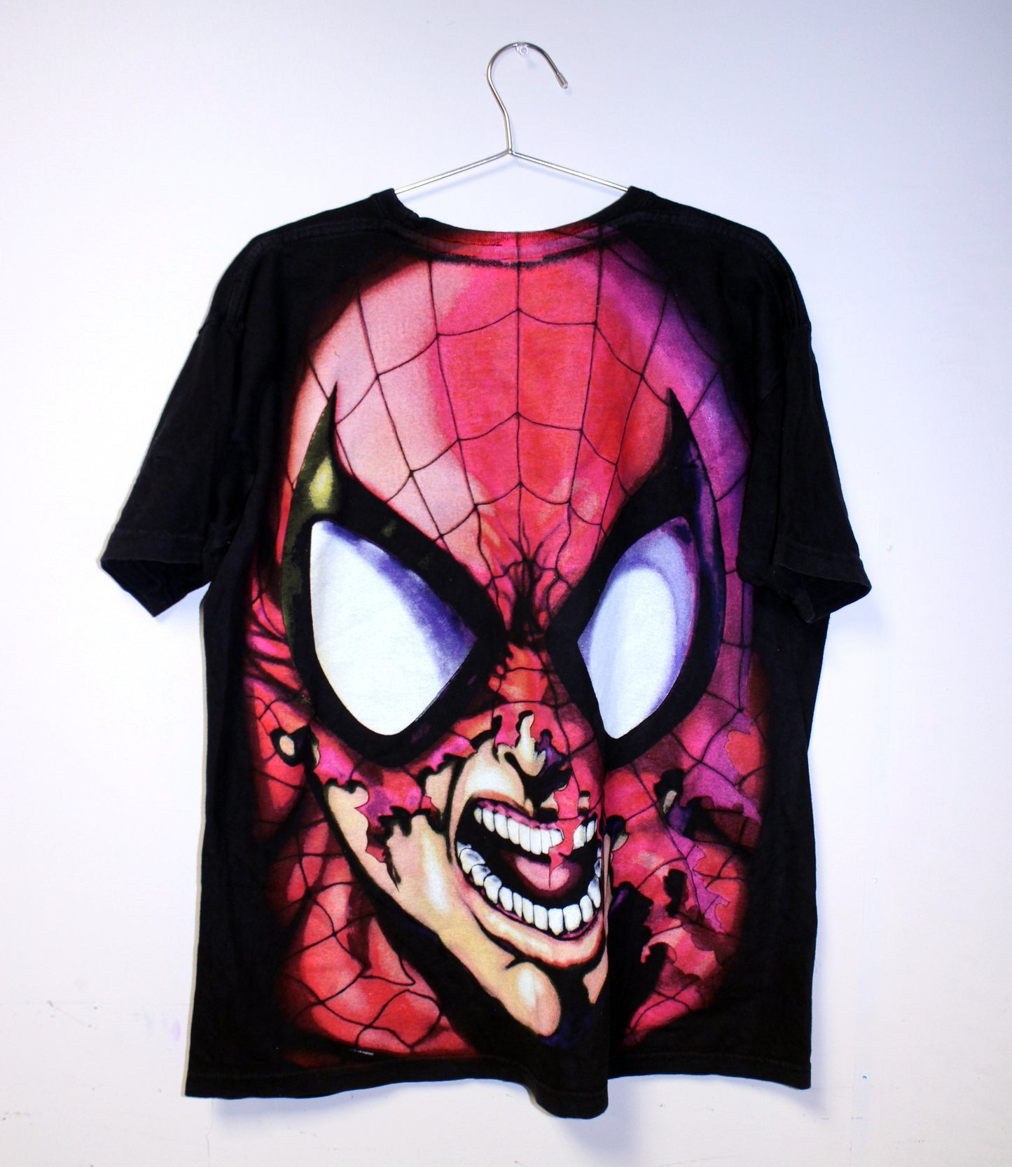 Hobgoblin/Spidey on 2nd hand soft gemrock BSC shirt (XL)