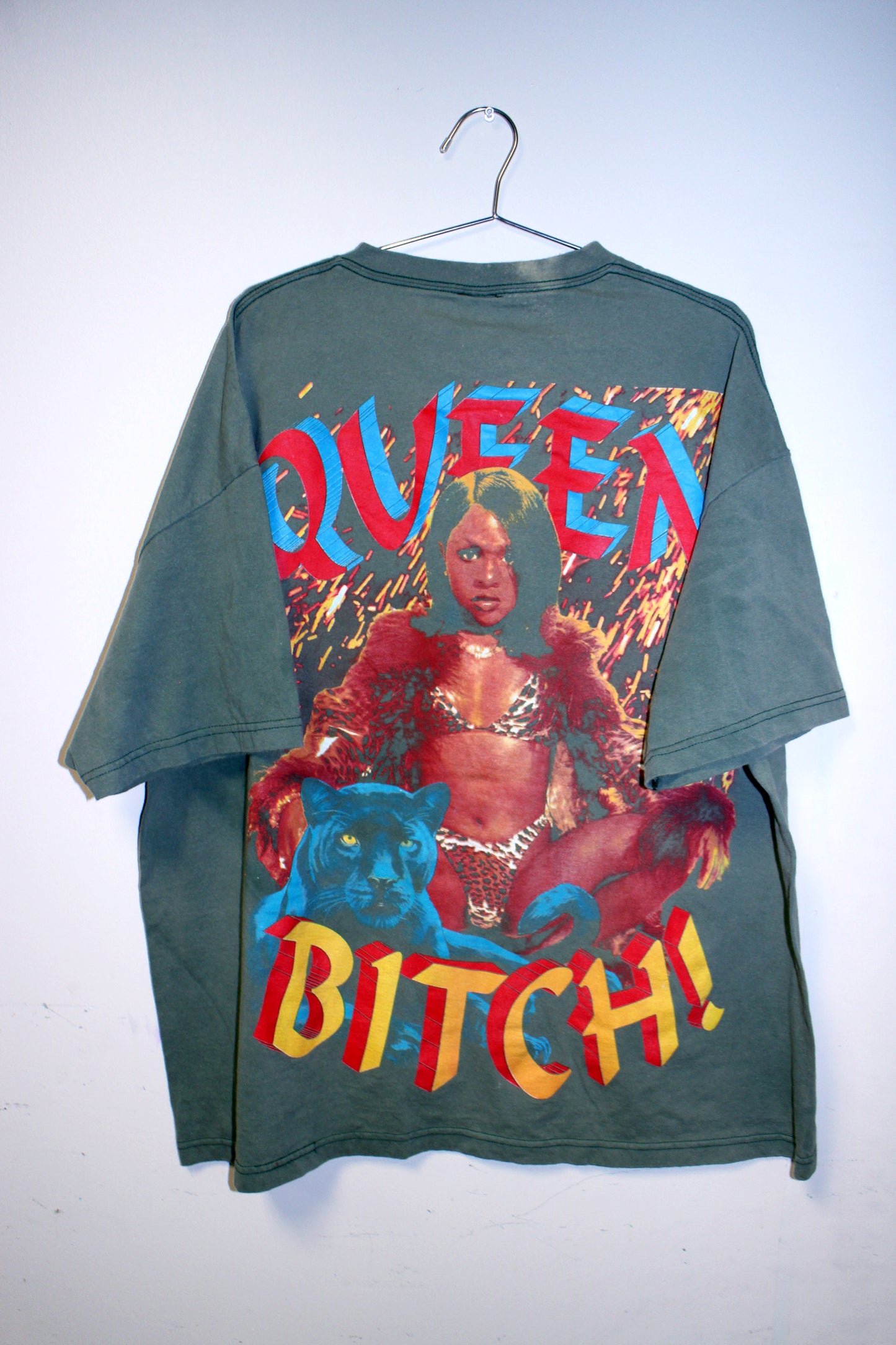 Faded Green Lil' Kim Queen Bitch BSC t-shirt (3X)