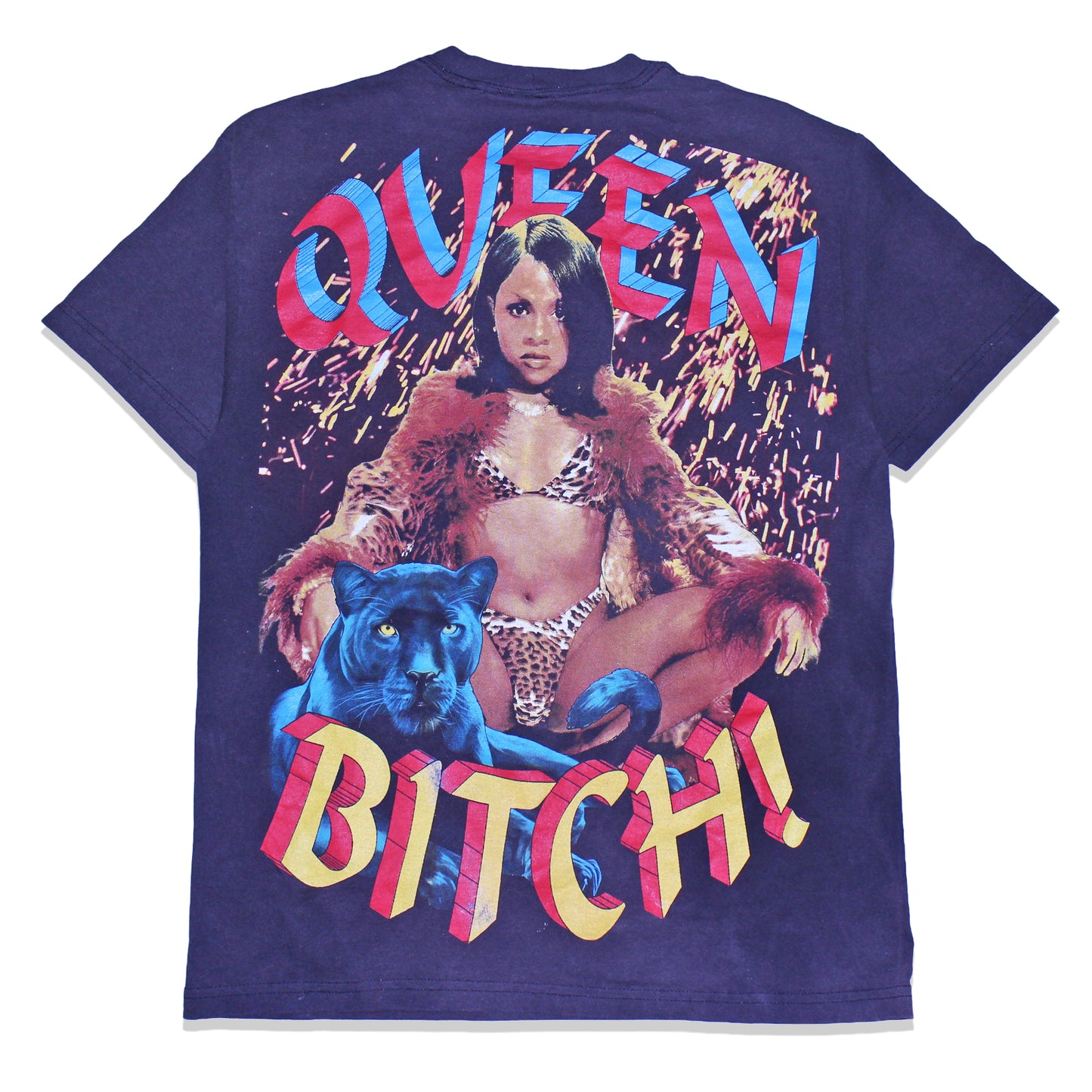 Faded Lil' Kim 'Queen Bitch' Orig. fan art Faded BSC tee