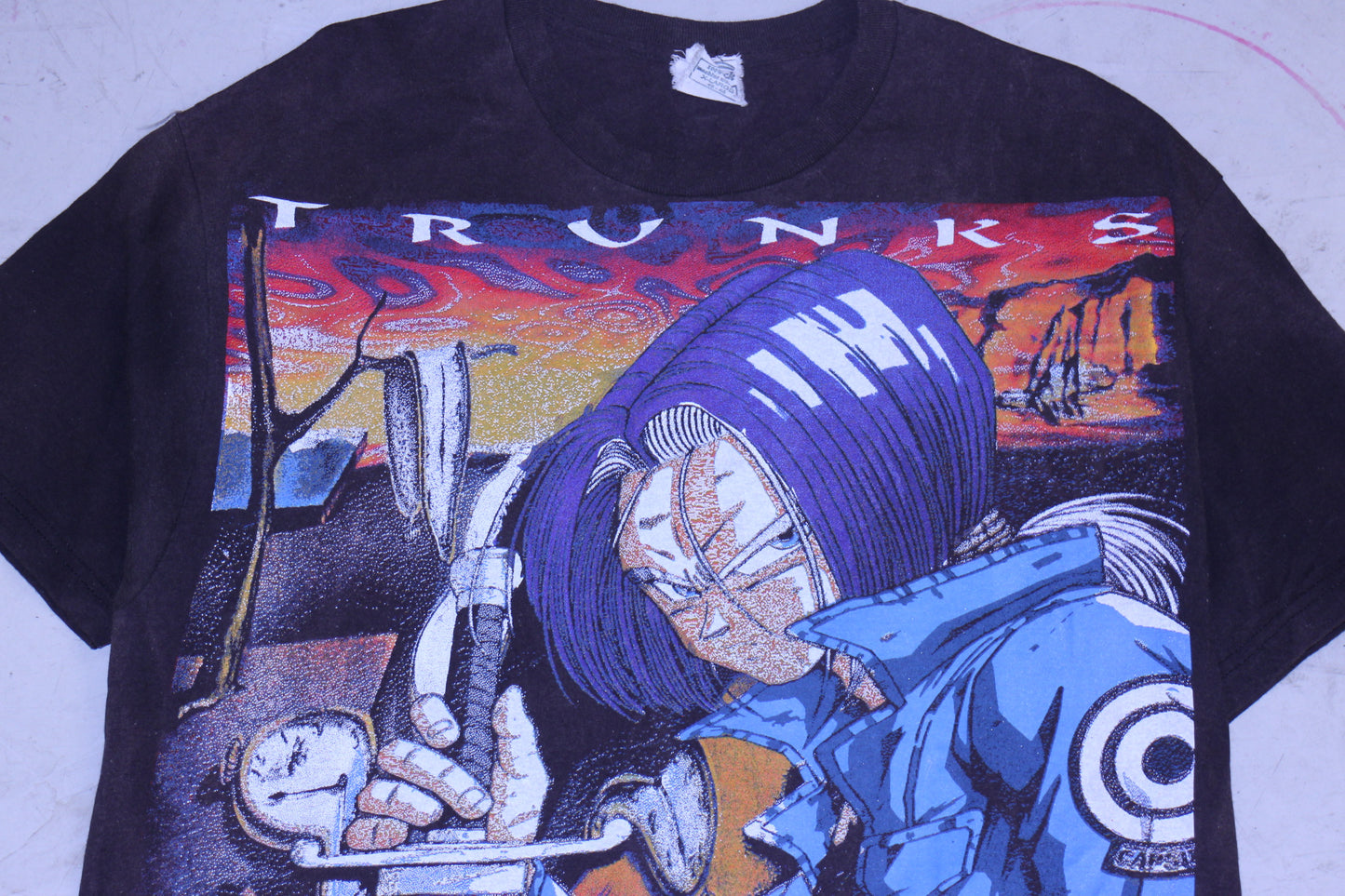 Faded Trunks Del Futuro Dragonball Z BSC Faded black t-shirt