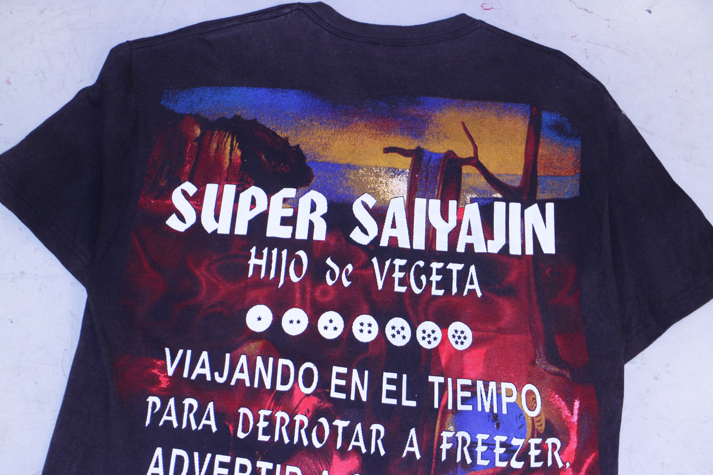 Faded Trunks Del Futuro Dragonball Z BSC Faded black t-shirt