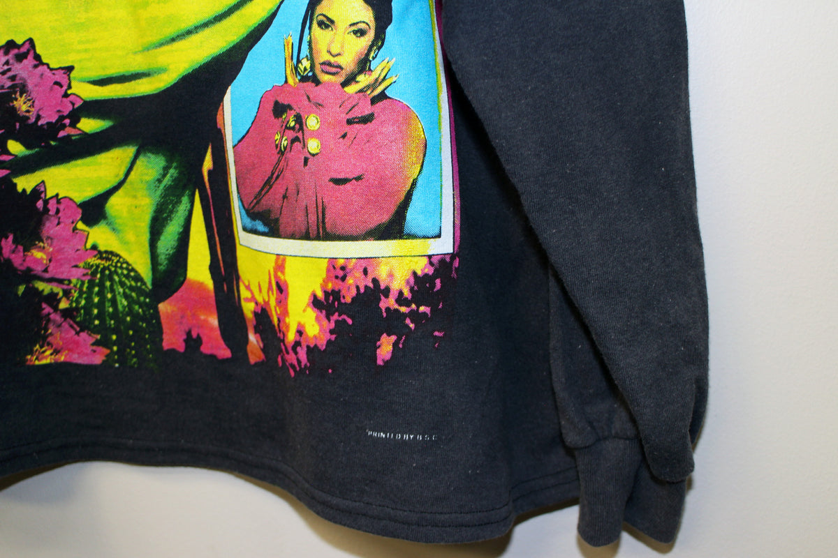 SELENA Amor Prohibito faded soft 2nd hand long sleeve shirt (M & XL)