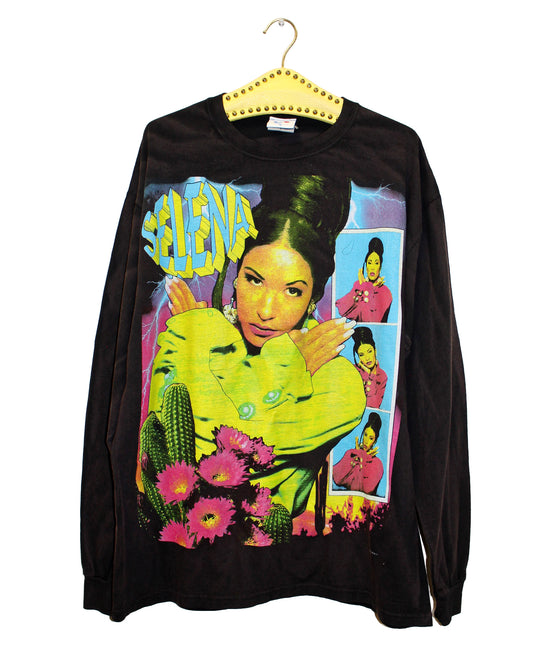SELENA Amor Prohibito on BSC faded comfort colors longsleeve (L-XL)
