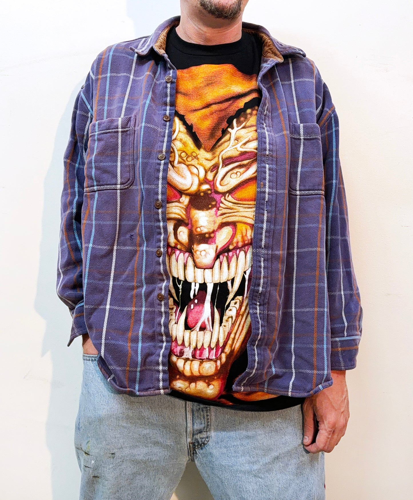 *FADED WASH* HobgobIin / Spider-man Orig. fan art tee