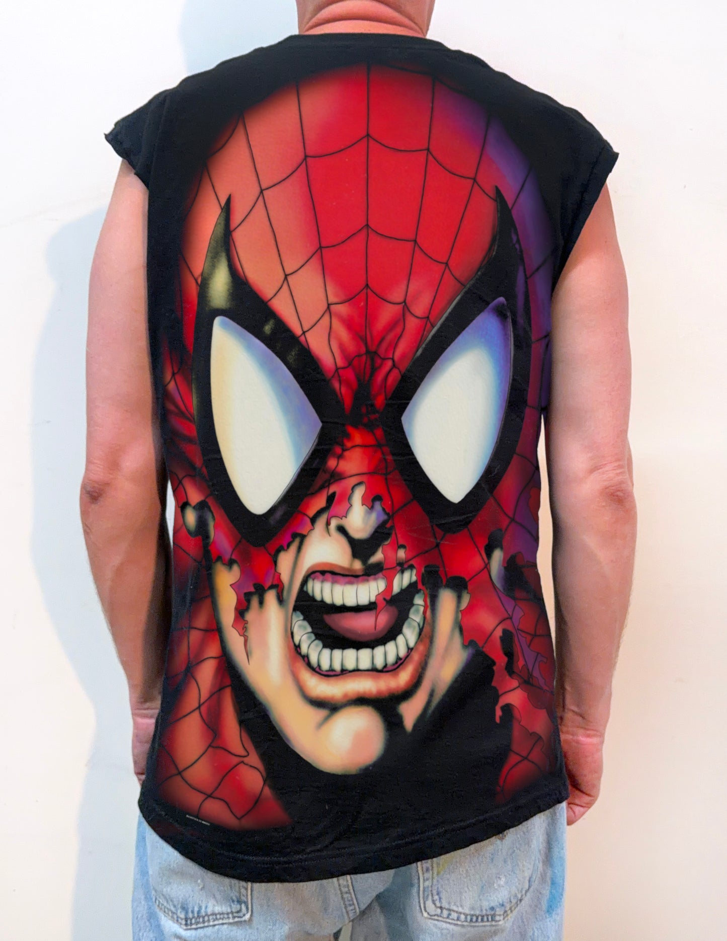 *FADED WASH* HobgobIin / Spider-man Orig. fan art tee