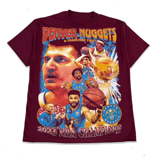 Nuggets 23' NBA Champions Orig. 'fan art' shirt (MRN)