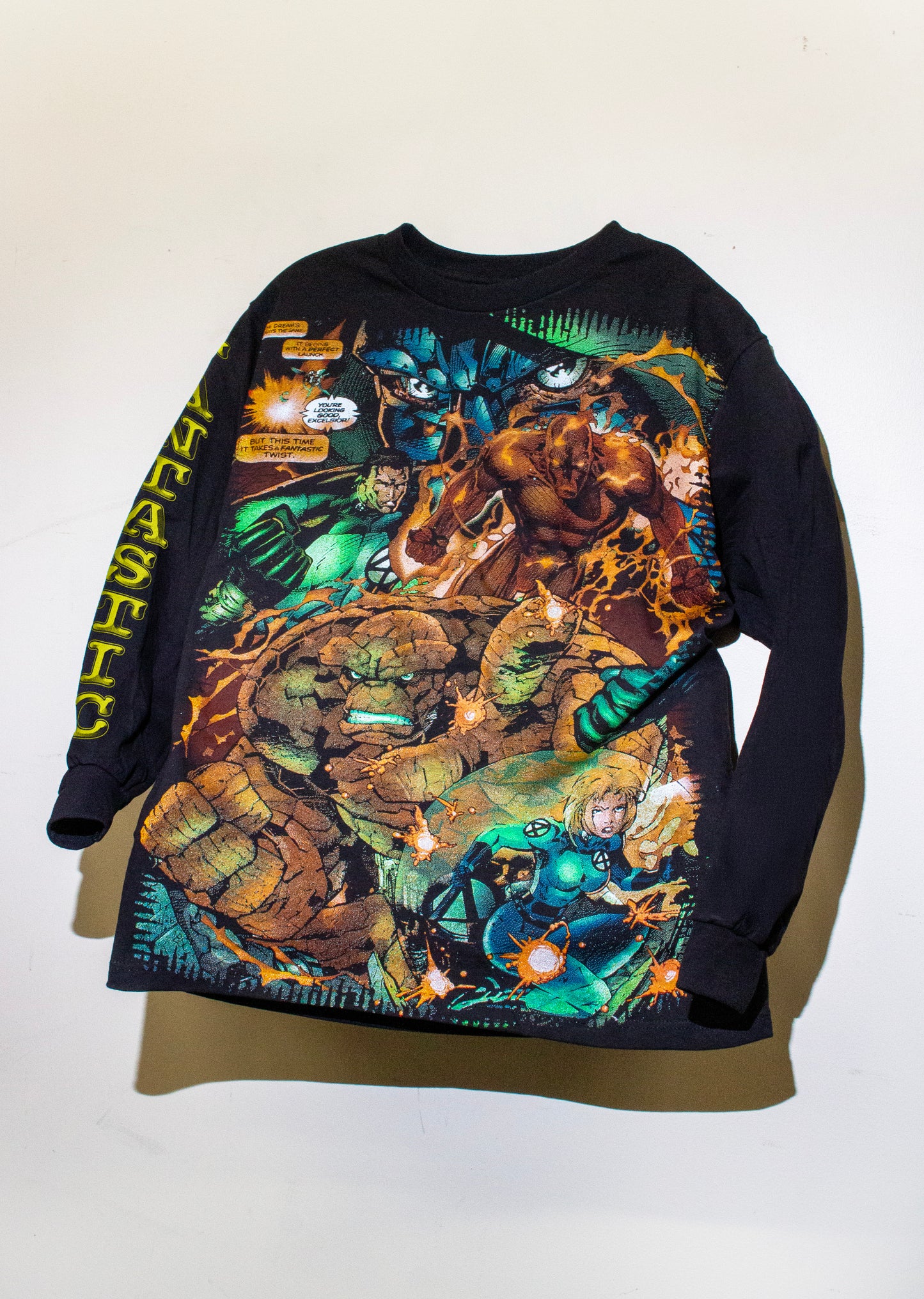 'Fantastic 4 Origin' Orig. fan art long sleeve tee