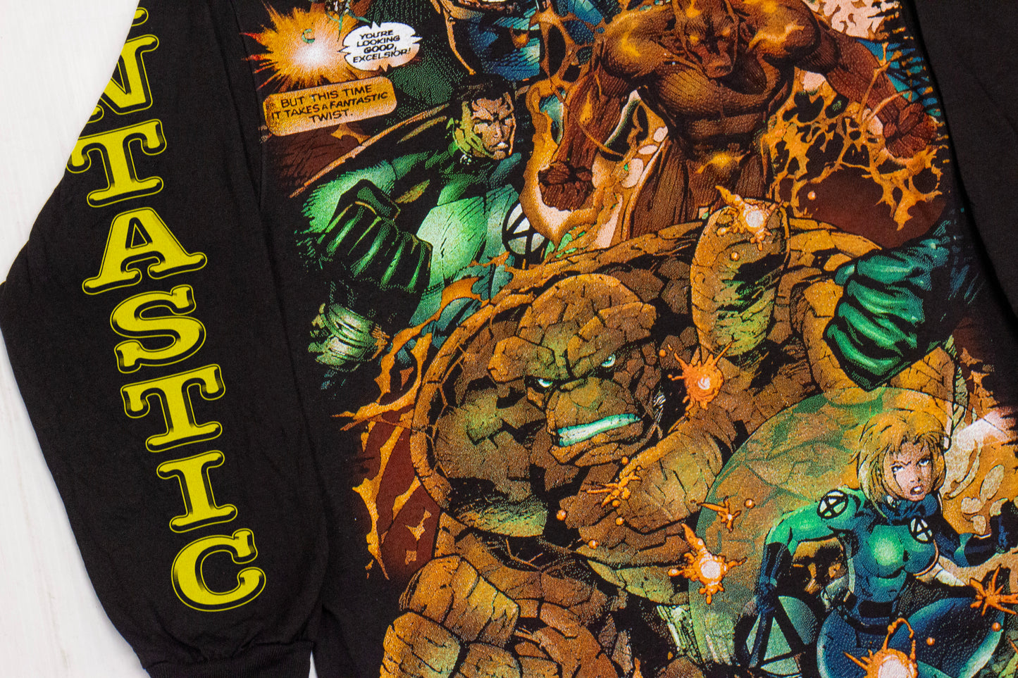 'Fantastic 4 Origin' Orig. fan art long sleeve tee