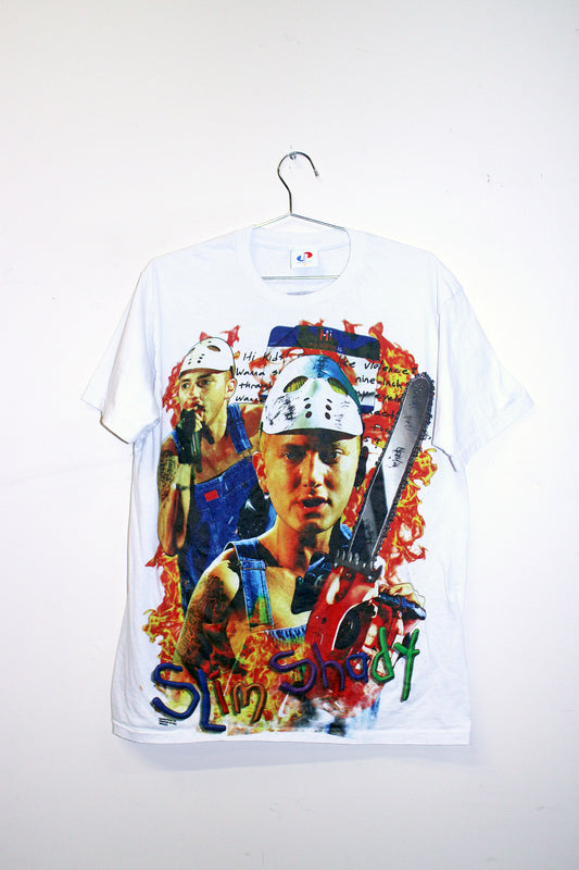Slim Shady on vintage single stitch Jockey tee (XL)