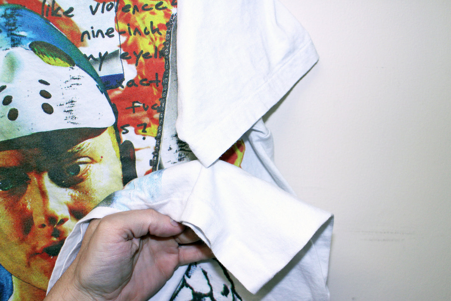 Slim Shady on vintage single stitch Jockey tee (XL)