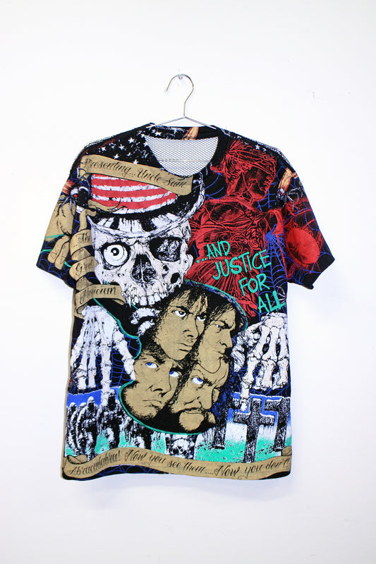 Metallica remixed Mesh backed tee (L)