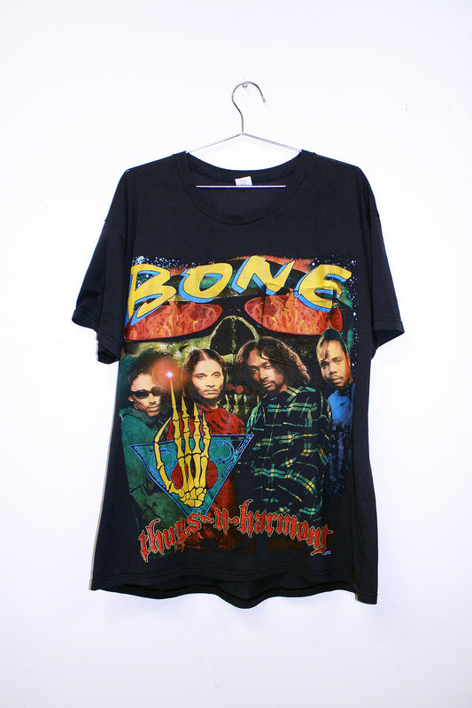 BTNH on vintage thin 50/50 FOTL black tee (XL)