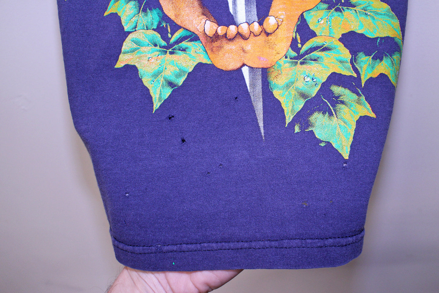 LOTR on vintage navy delta tank top (M)