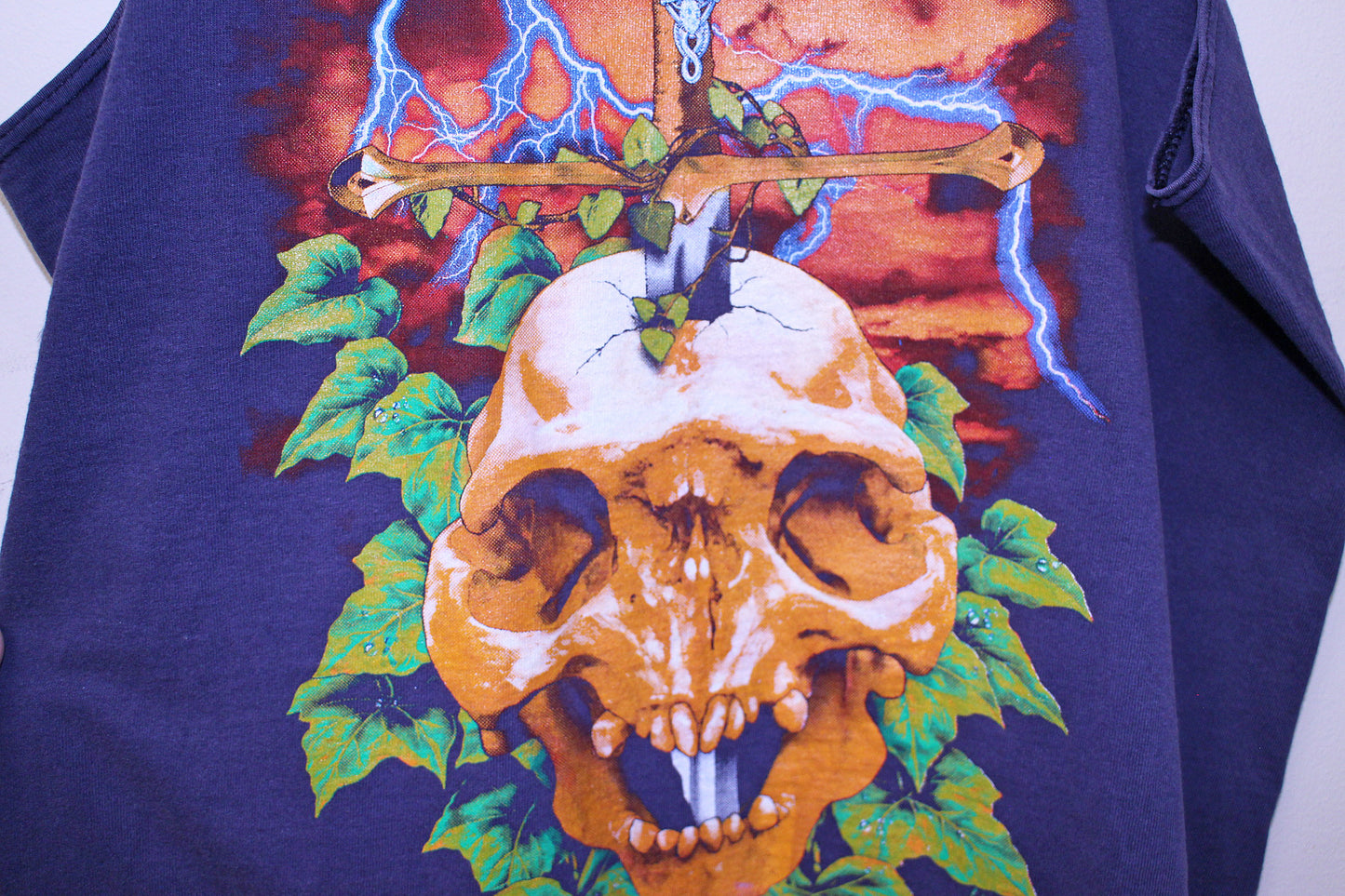 LOTR on vintage navy delta tank top (M)