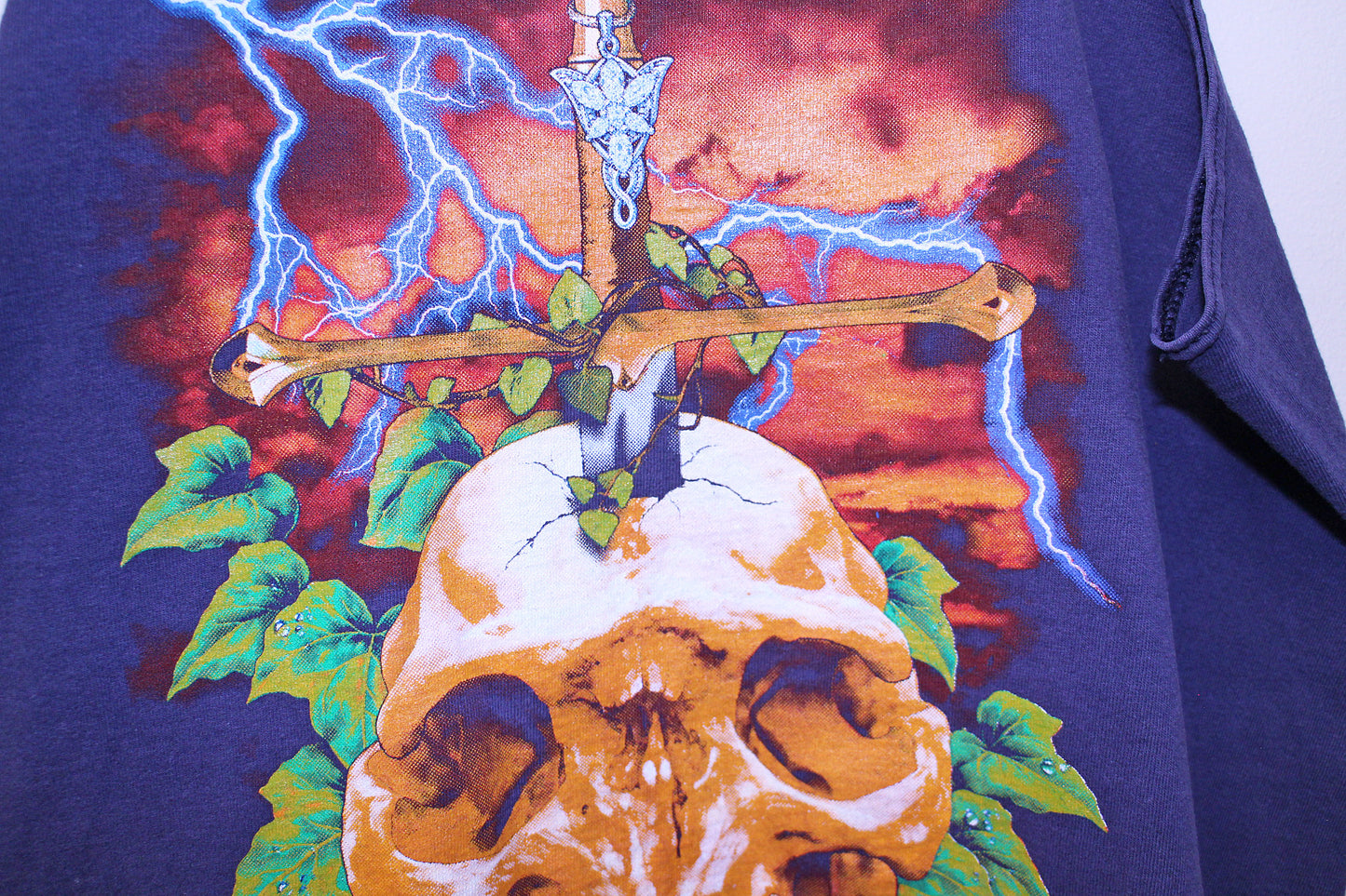 LOTR on vintage navy delta tank top (M)