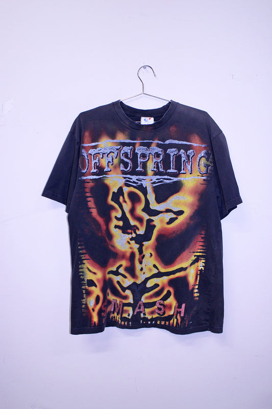 Offspring on sun faded black tee (XXL)