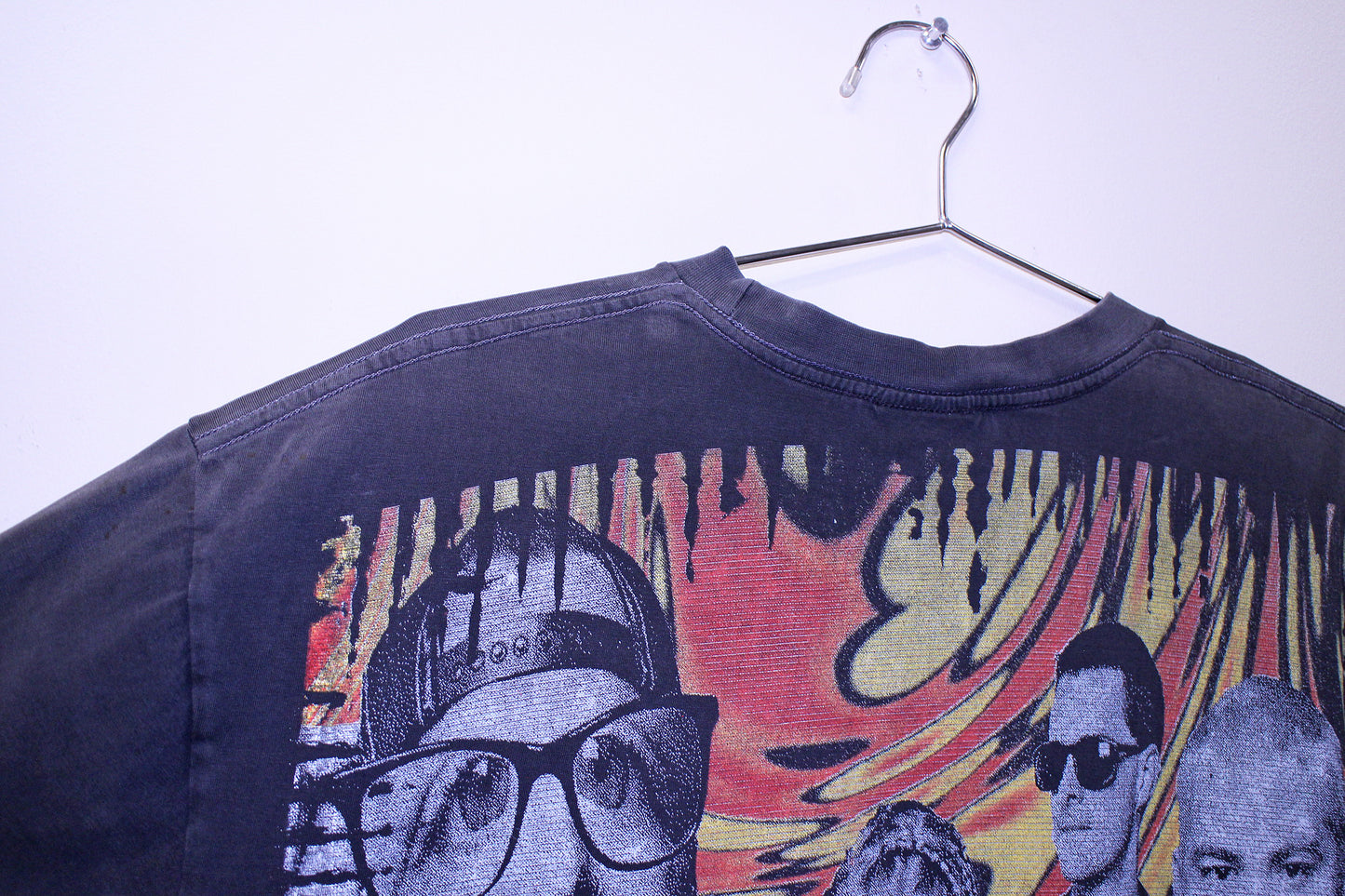 Offspring on sun faded black tee (XXL)