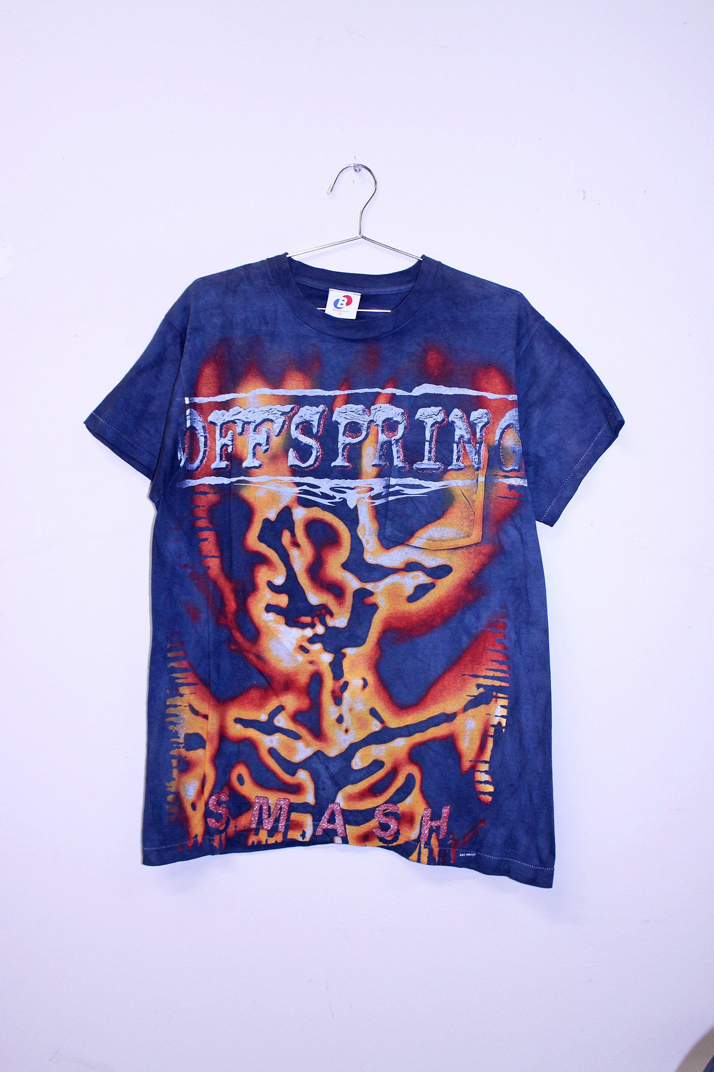 Offspring on vintage single stitch pocket tee (XL)