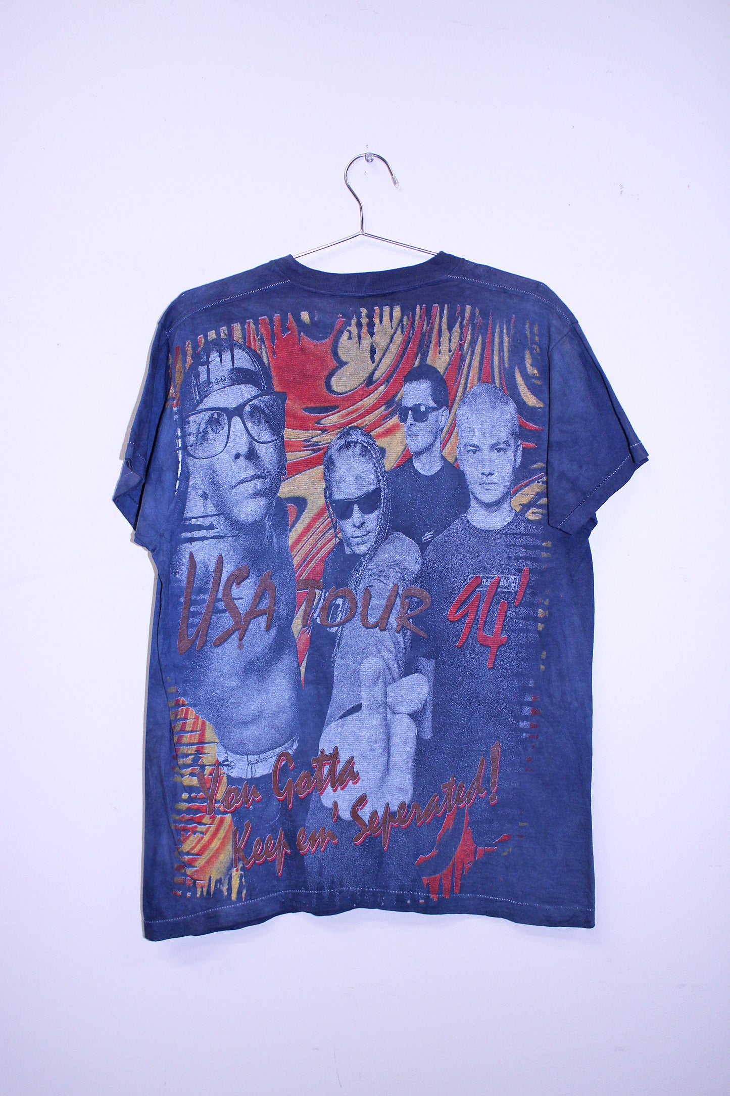 Offspring on vintage single stitch pocket tee (XL)