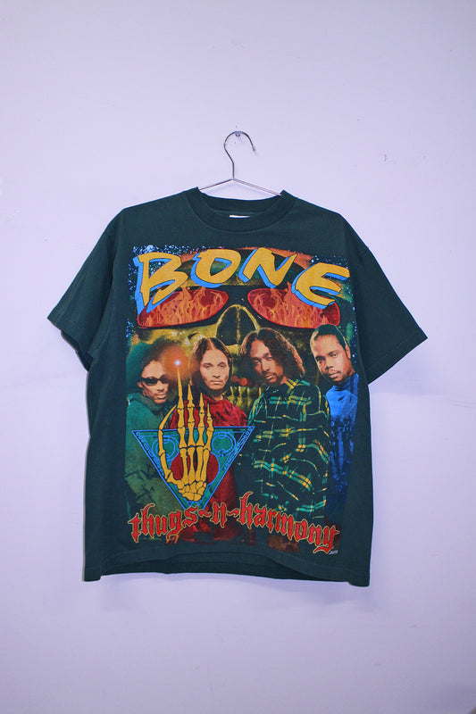 BTNH on vintage single stitch green Sof-Tee (XL)