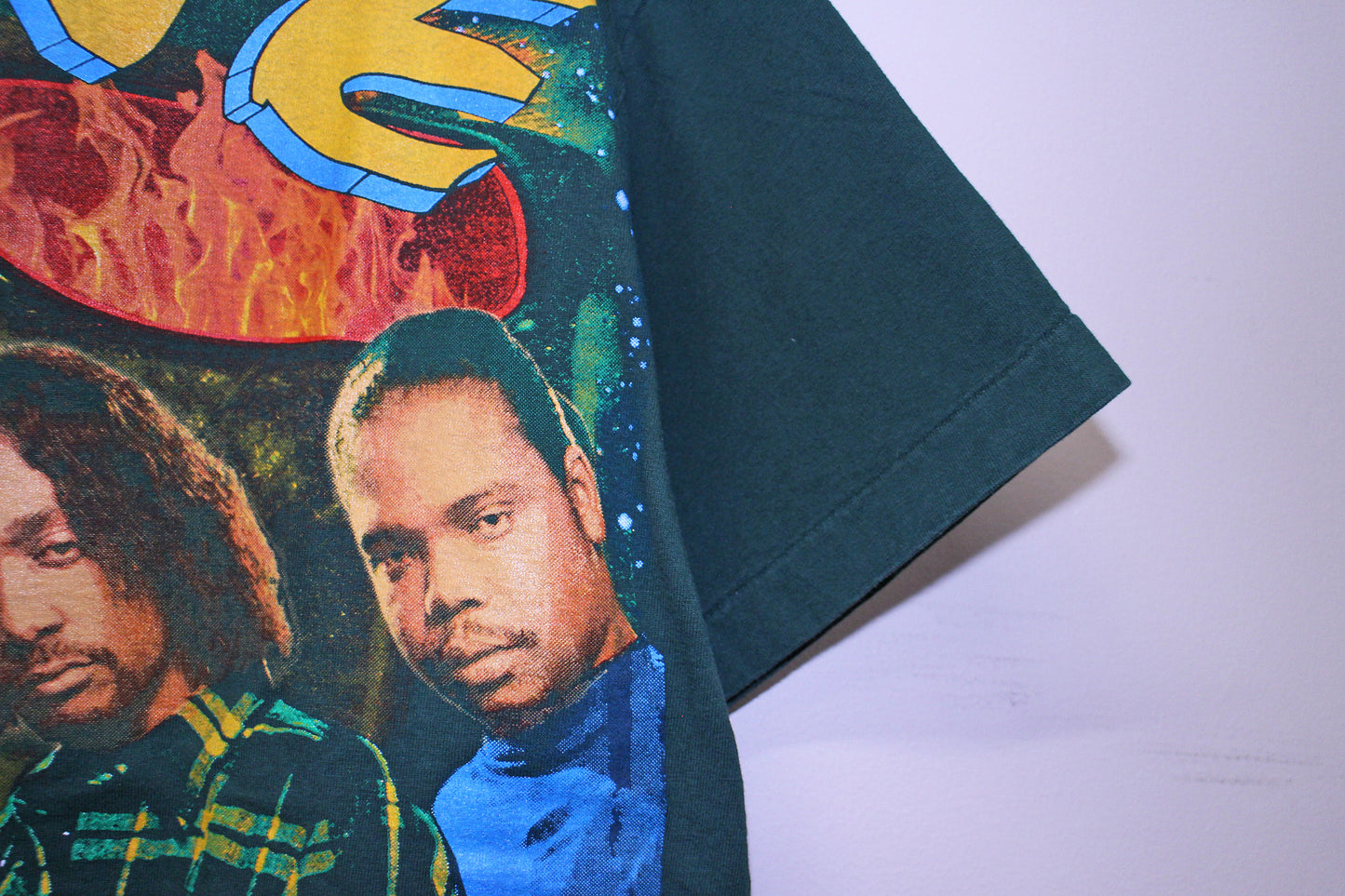 BTNH on vintage single stitch green Sof-Tee (XL)