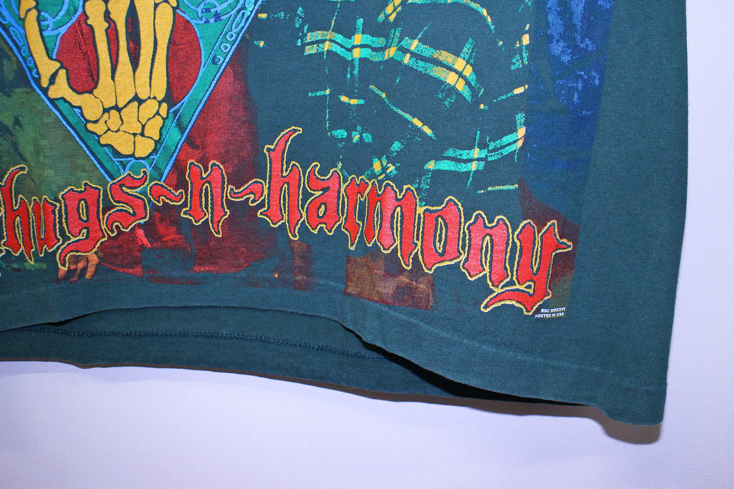 BTNH on vintage single stitch green Sof-Tee (XL)