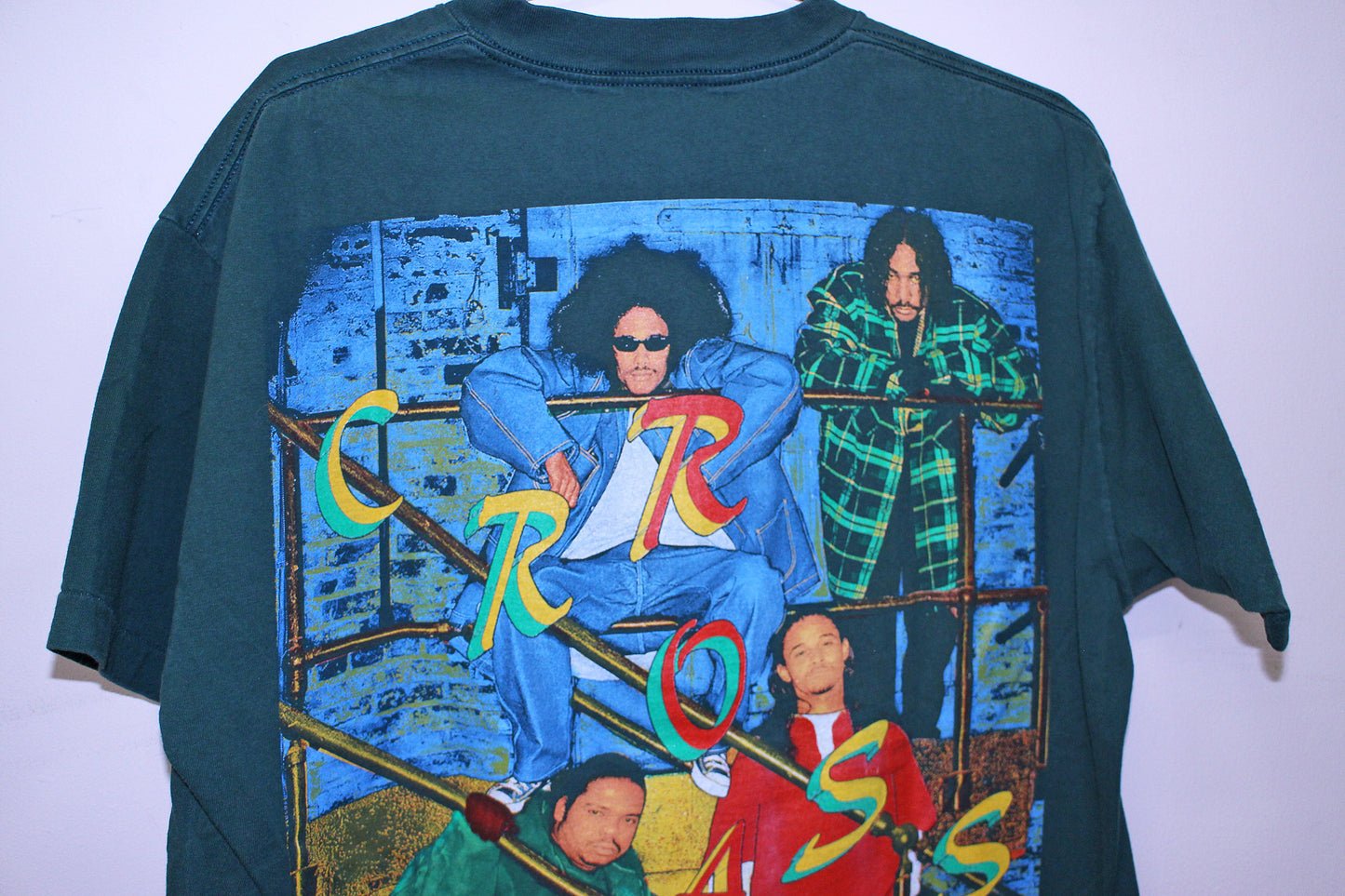 BTNH on vintage single stitch green Sof-Tee (XL)