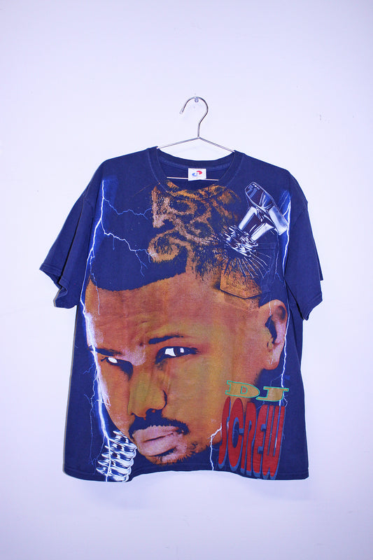 DJ Screw on vintage navy pocket tee (XL)